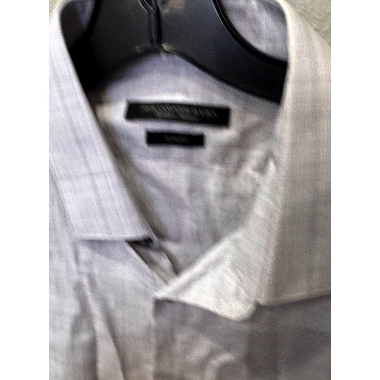 John Varvatos John Varvatos Shirt Long Sleeve Lightweight Gray Check Large L Mens XS? 17 x 32/33 Size US L / EU 52-54 / 3 - 2 Thumbnail