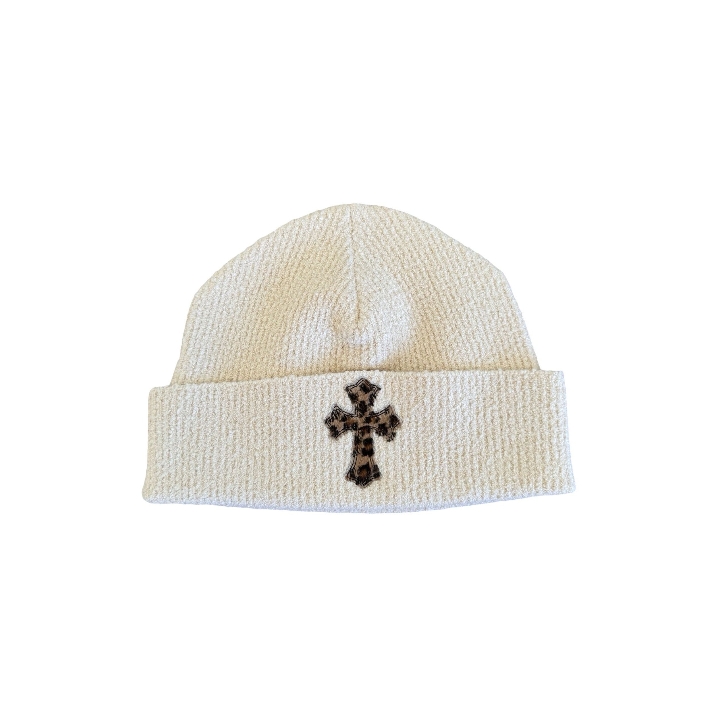 Chrome Hearts CH Cheetah Hair Patch Beanie Size ONE SIZE - 1 Thumbnail
