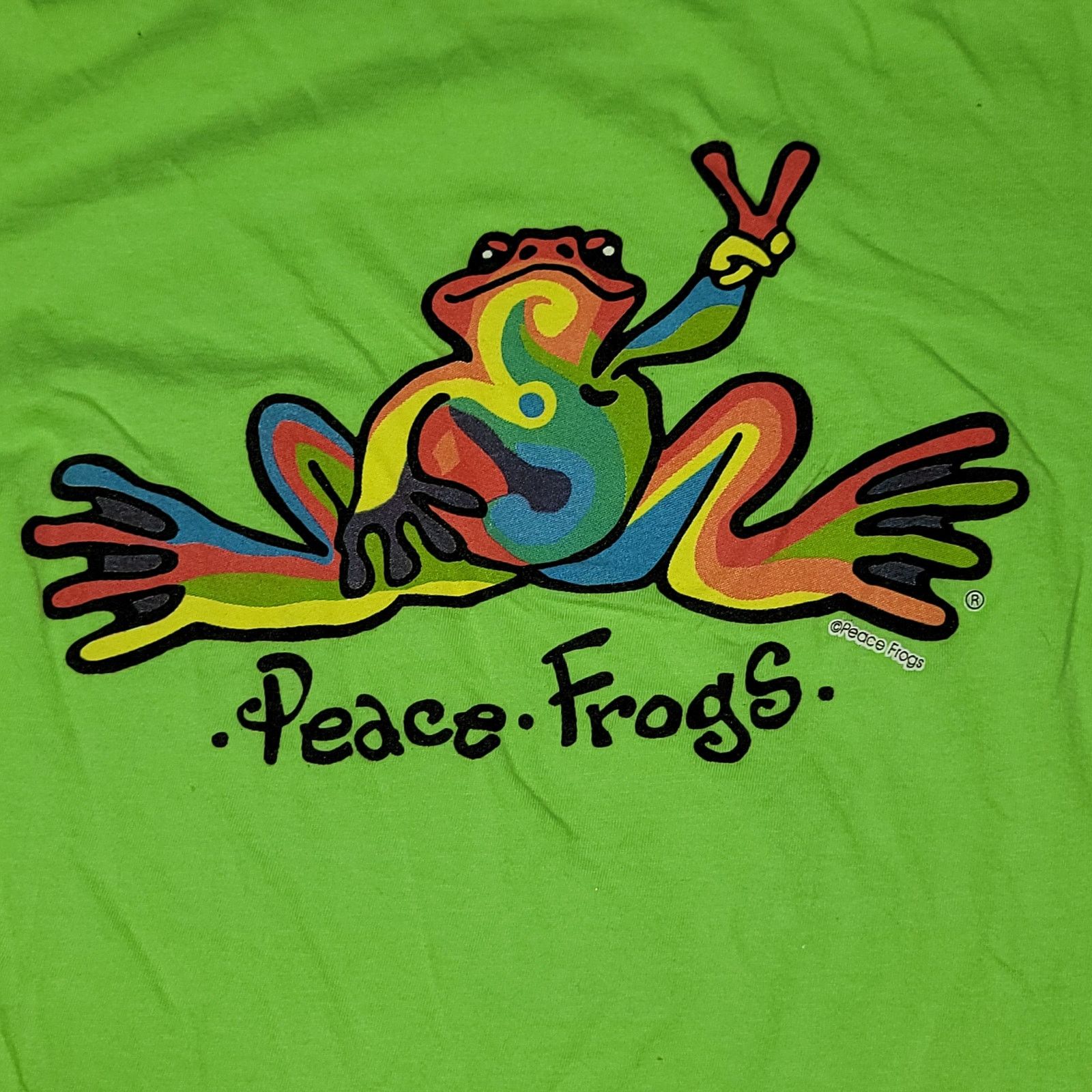 Other Peace Frogs Green Unisex Tee - Size Small Size S / US 4 / IT 40 - 2 Thumbnail