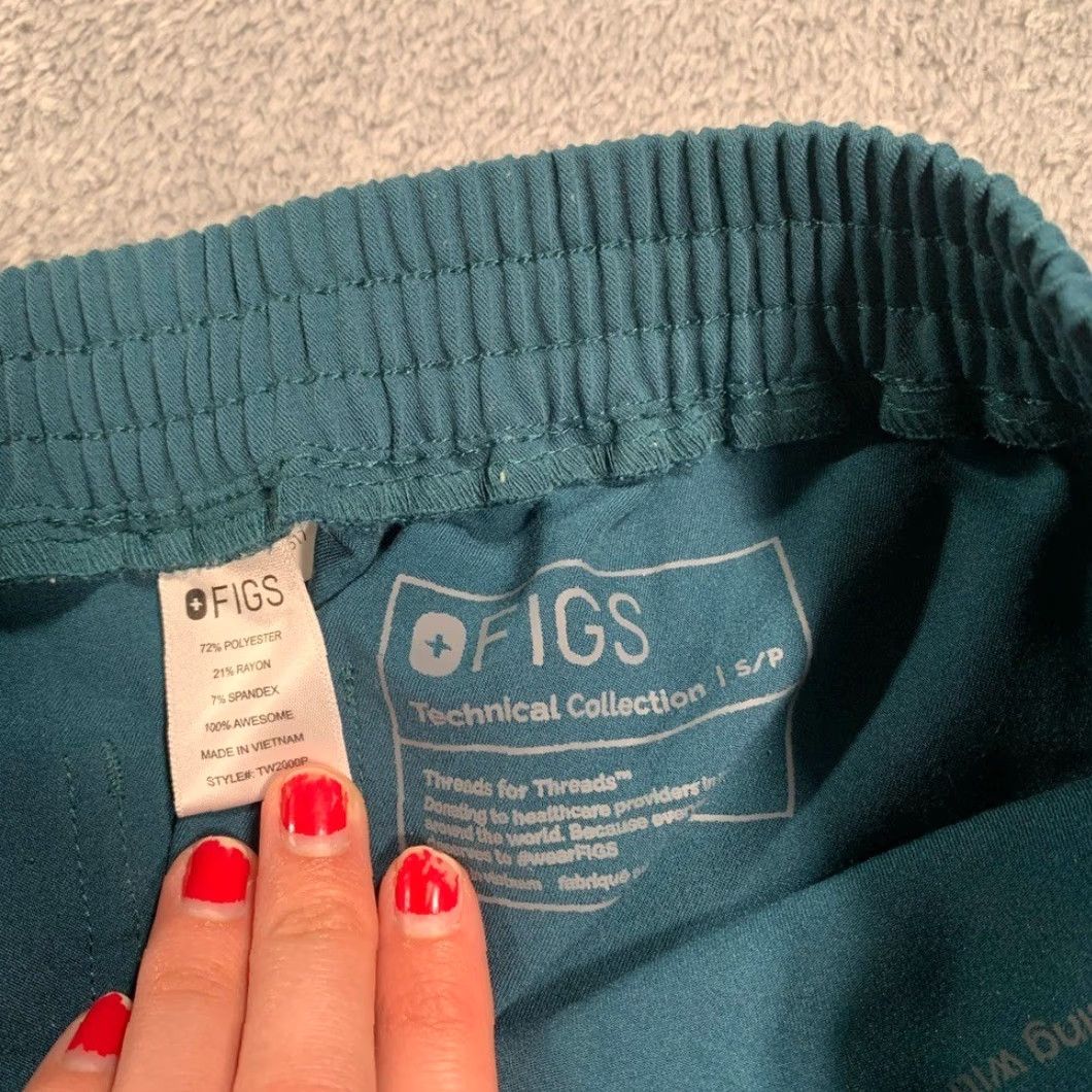 Altea Figs Teal Regular Scrub Pants User: Figs Teal Regular Scrub Pants Size 28" / US 6 / IT 42 - 6 Thumbnail