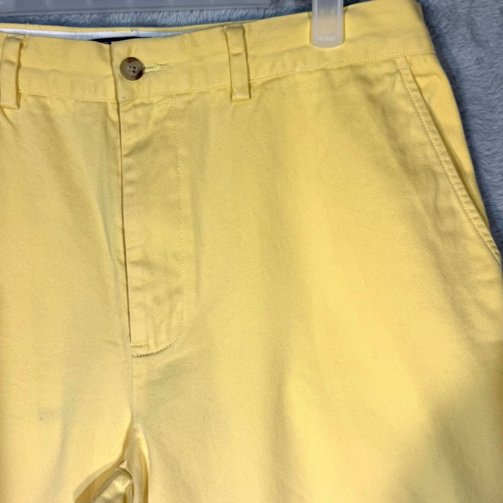 Polo Ralph Lauren Polo Ralph Lauren Chino Pants Men’s 33 x 34 Flat Front Mid-Rise Yellow Cotton Pants Size US XS / EU 42 / 0 - 4 Thumbnail