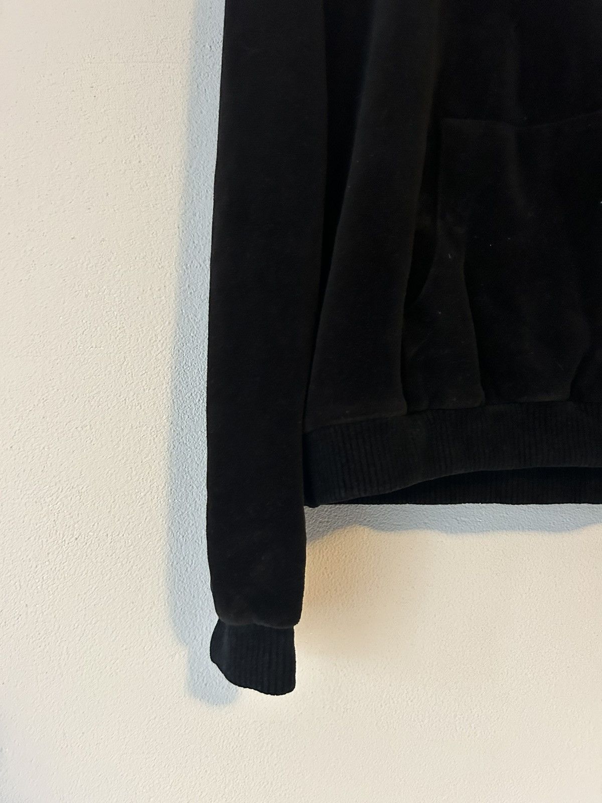 Saint Laurent Paris Distressed Velvet Hoodie Size US L / EU 52-54 / 3 - 5 Thumbnail