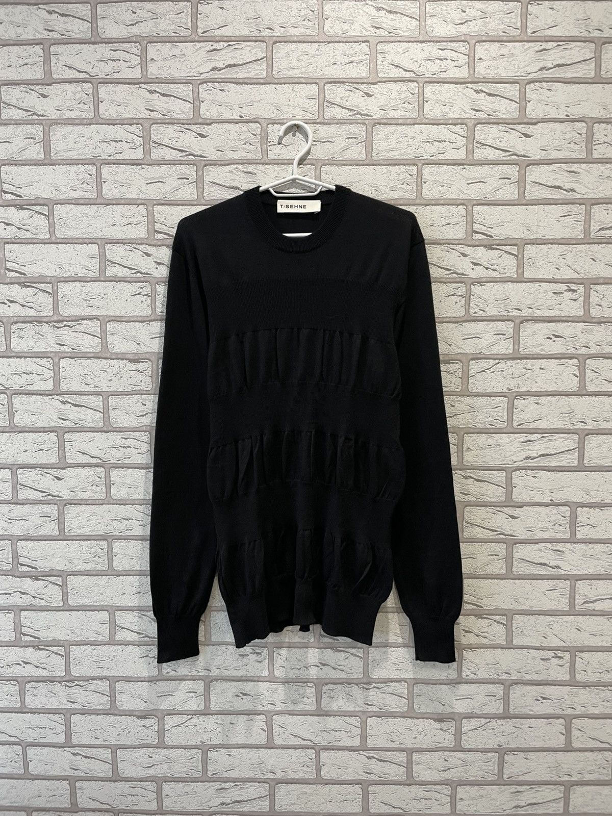 Japanese Brand T/SEHNE Thomas Sehne A/W 19 Collection Wool Sweater Pullover Size US M / EU 48-50 / 2 - 1 Thumbnail