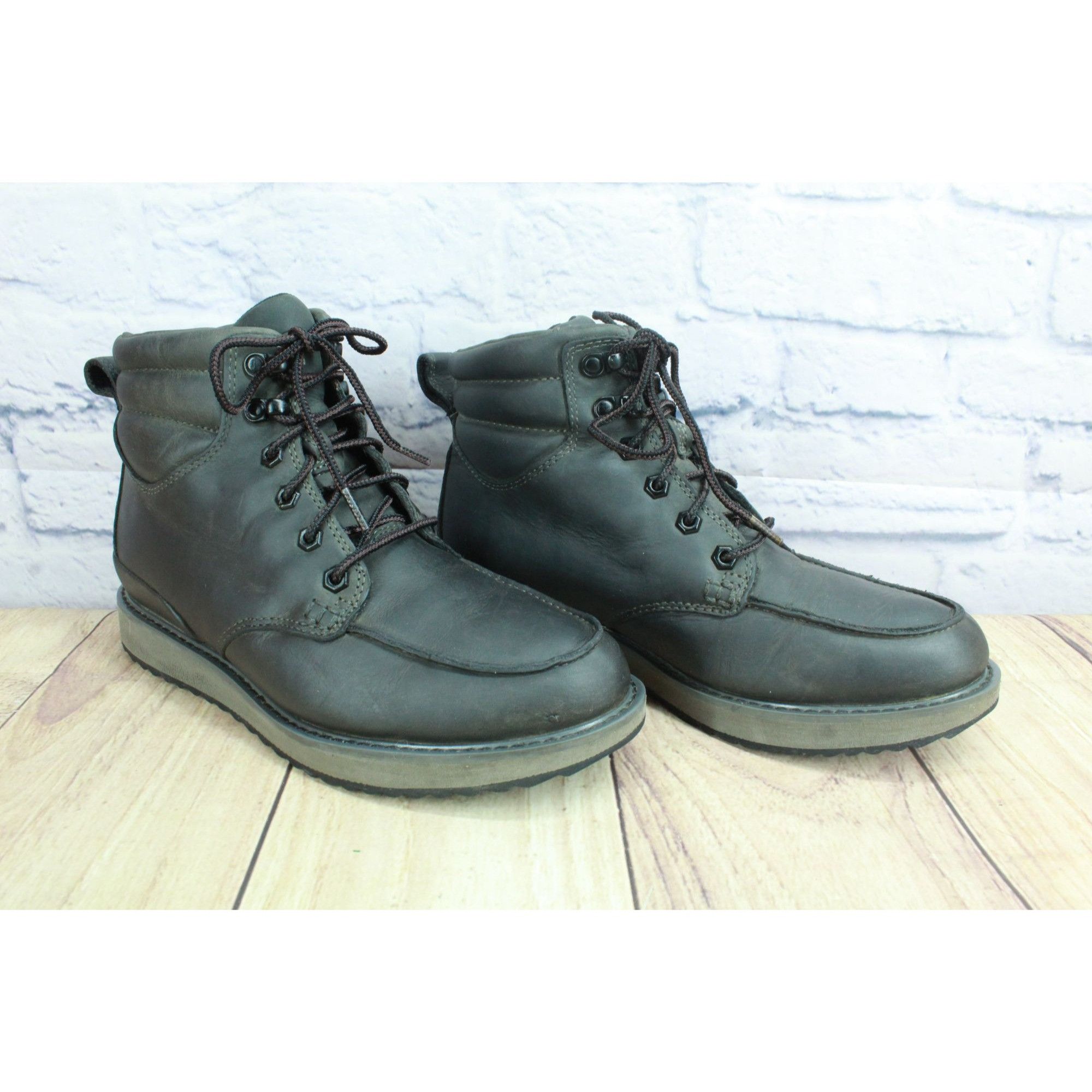 L.L. Bean LL Bean Black Stonington Moc Toe Work Boots Size US 7 / EU 40 - 2 Thumbnail