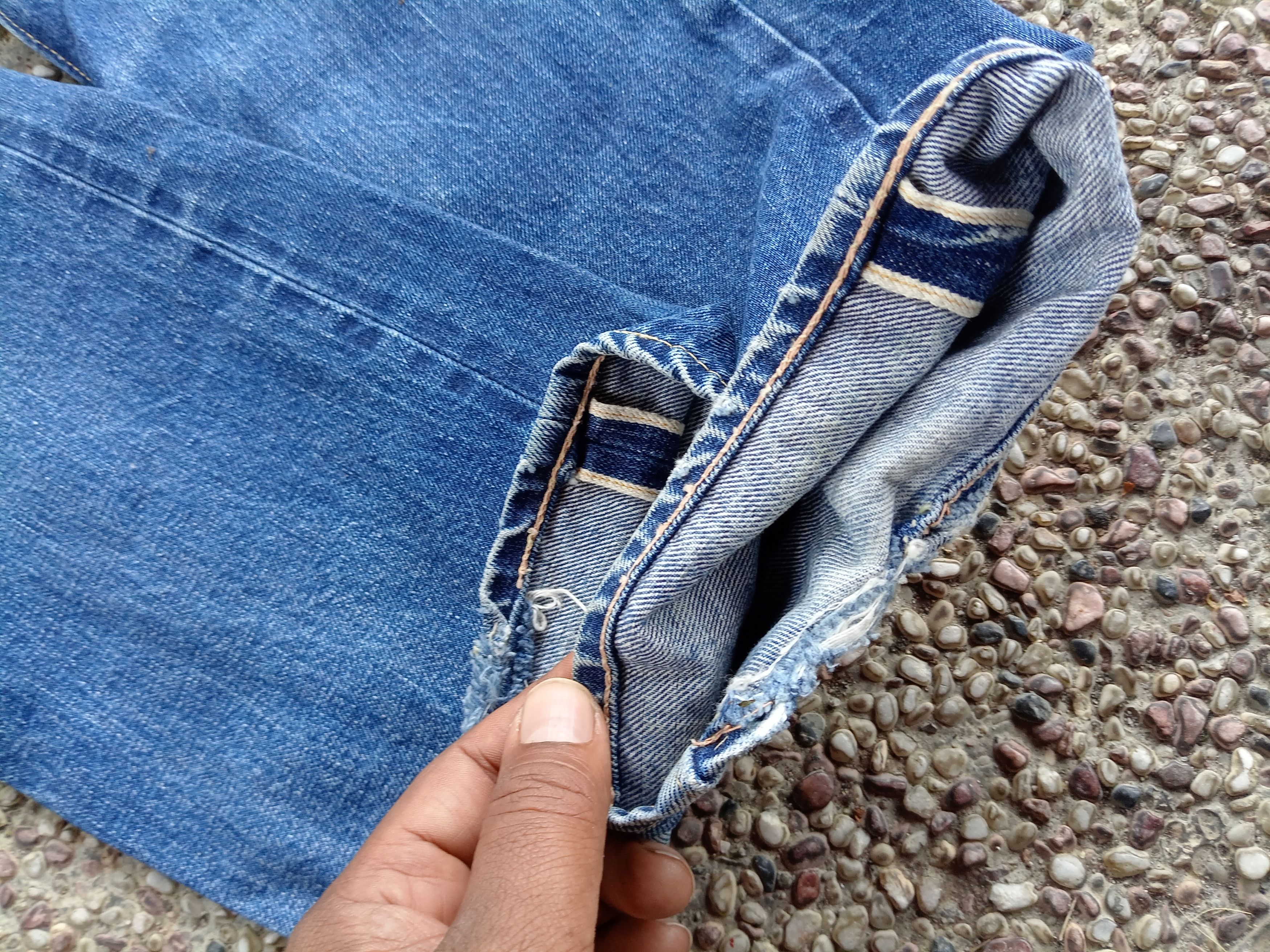 Japanese Brand × Warehouse Vintage Warehouse Selvedge Distressed Denim Jeans Size US 29 - 5 Thumbnail