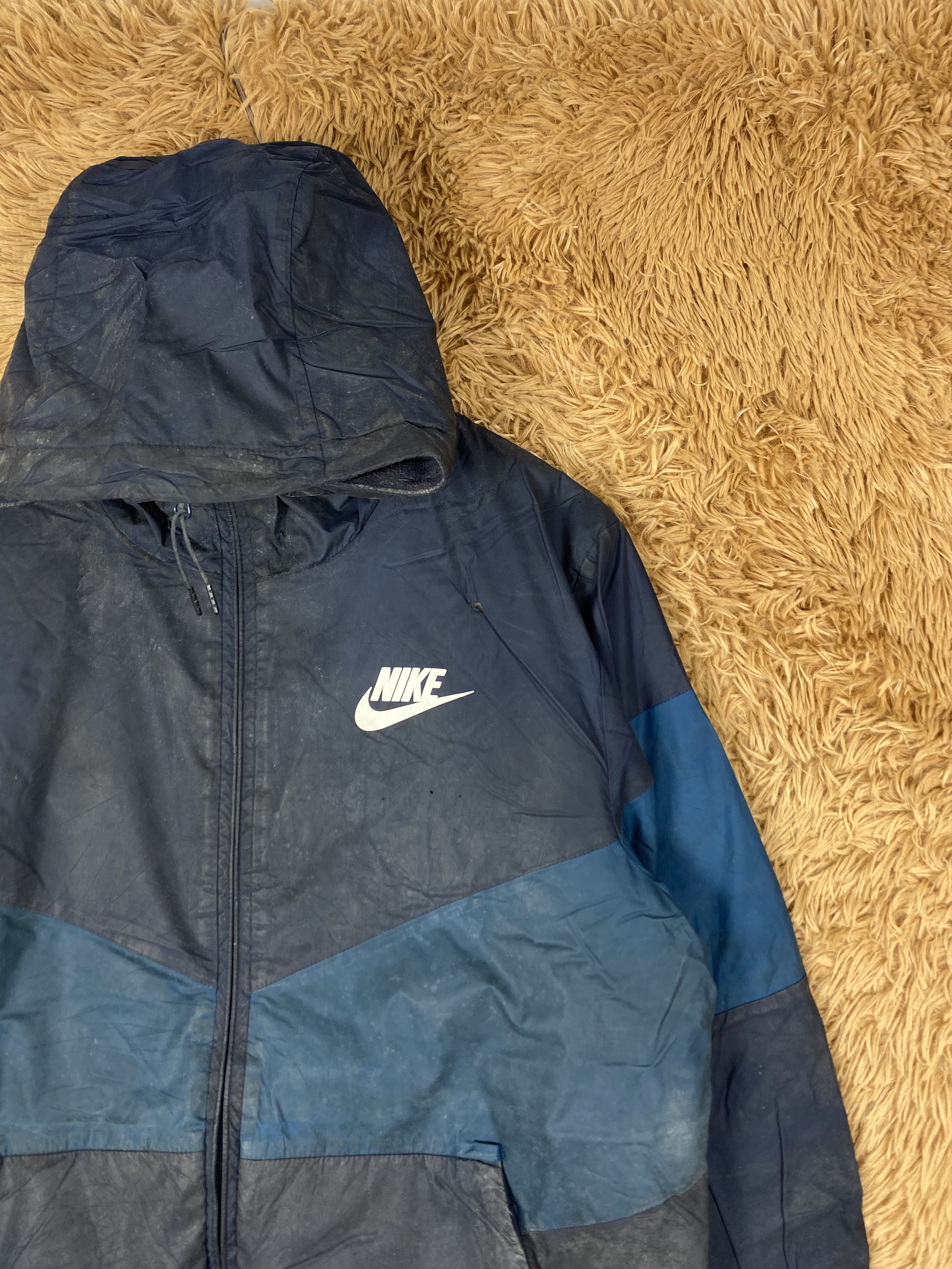 Nike Vintage Nike Zip Up With Hoodie Jacket DJ0916 Size US L / EU 52-54 / 3 - 3 Thumbnail