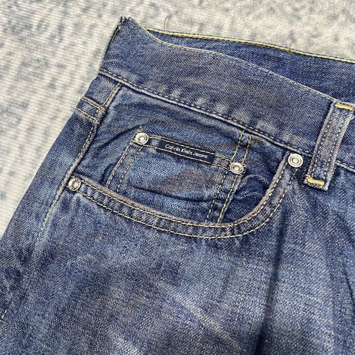 Calvin Klein Sick☠️ CK Vintage Wash Jeans Denim Punk Grunge 90s Size US 32 / EU 48 - 8 Thumbnail