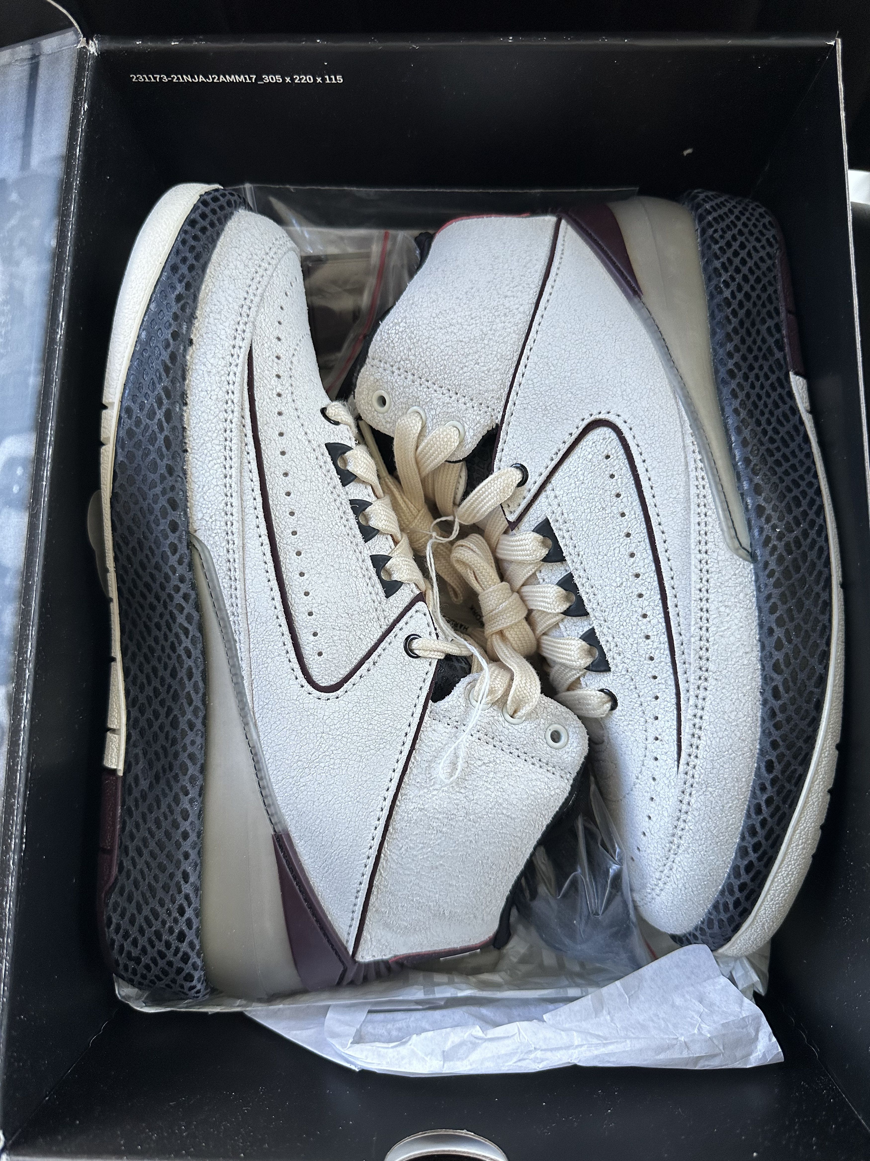A Ma Maniere × Jordan Brand × Nike PREOWNED A MA MANIERE JORDAN 2 RETRO SP 6.5W Size US 6.5 / IT 36.5 - 11 Thumbnail