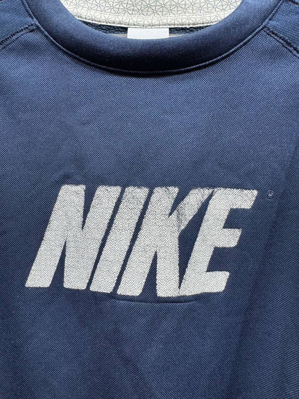 Vintage NIKE ATHLETIC 72 Vintage 2000s Navy Sweatshirt Size US M / EU 48-50 / 2 - 2 Thumbnail