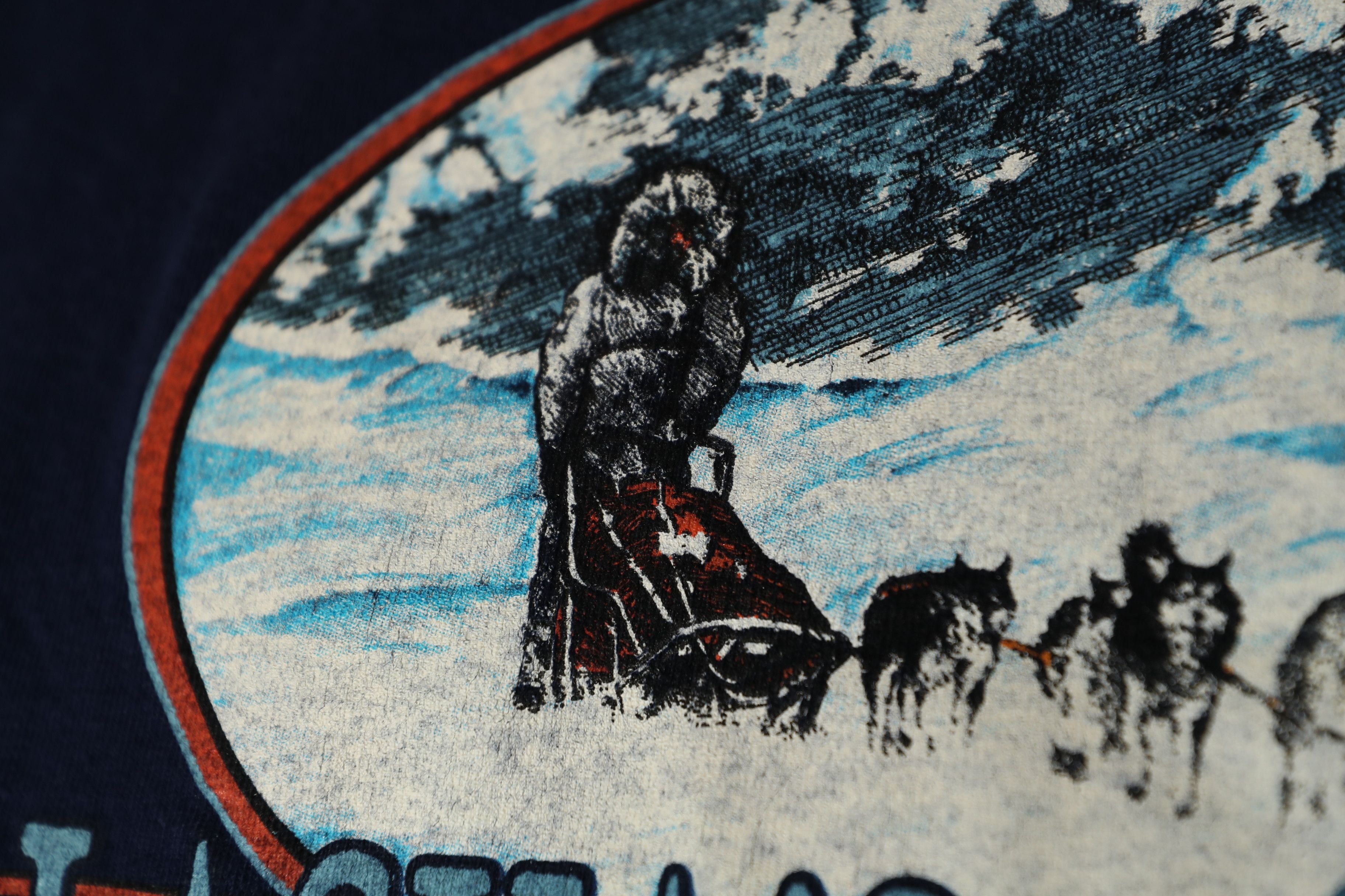 Hanes × Vintage Hanes Beefy Alaska Iditarod Single Stitch Vintage Tee (XXL) Size US XXL / EU 58 / 5 - 6 Thumbnail