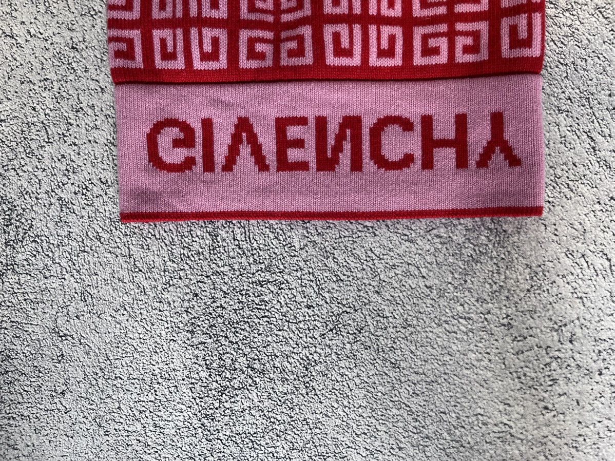 Givenchy Givenchy 4G Logo Beanie Red Wool Cashmere Hat Made in Italy Size ONE SIZE - 4 Thumbnail