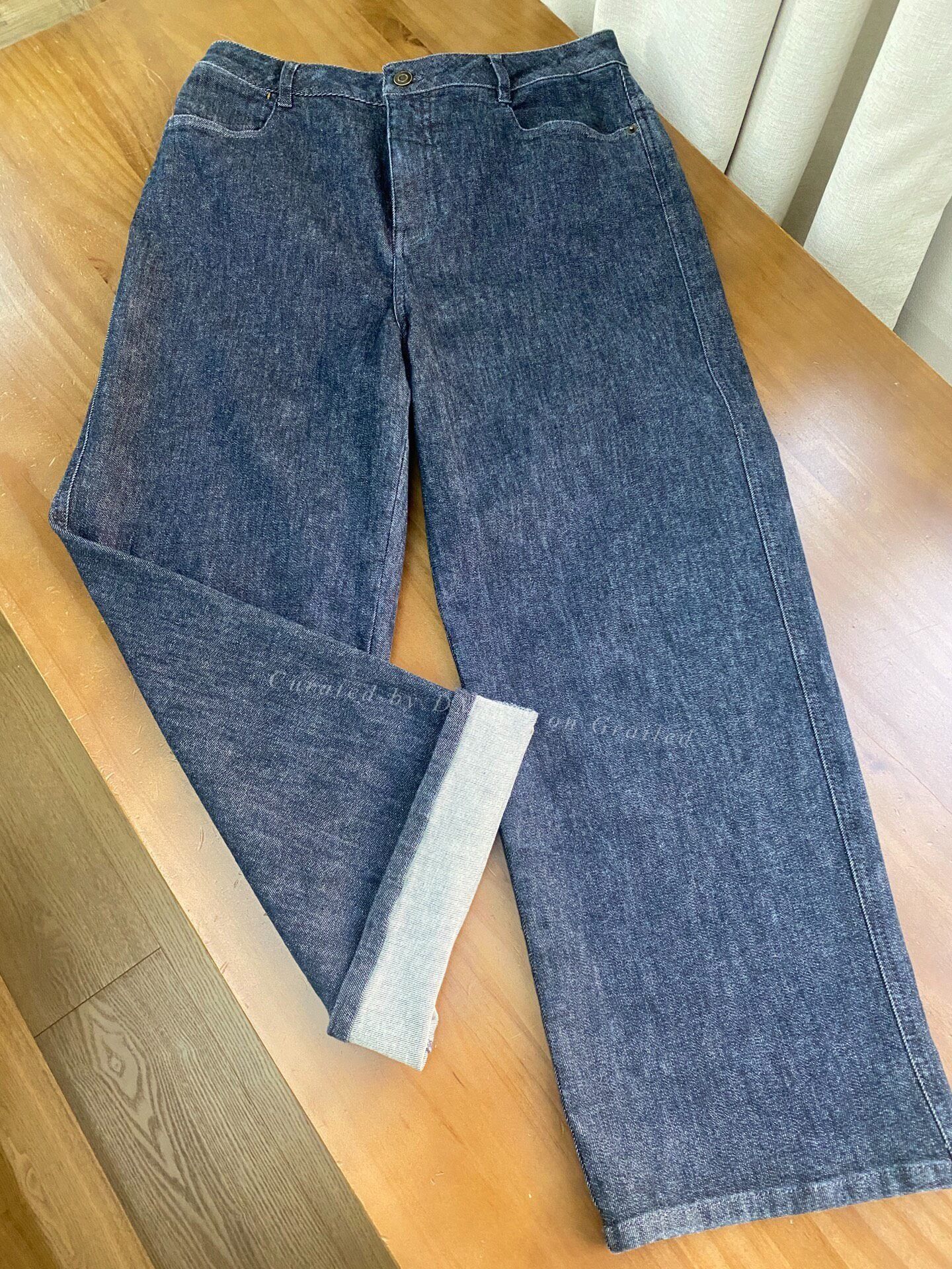 Other Suran Pure Cotton Denim Straight Pants Size 26" / US 2 / IT 38 - 1 Thumbnail