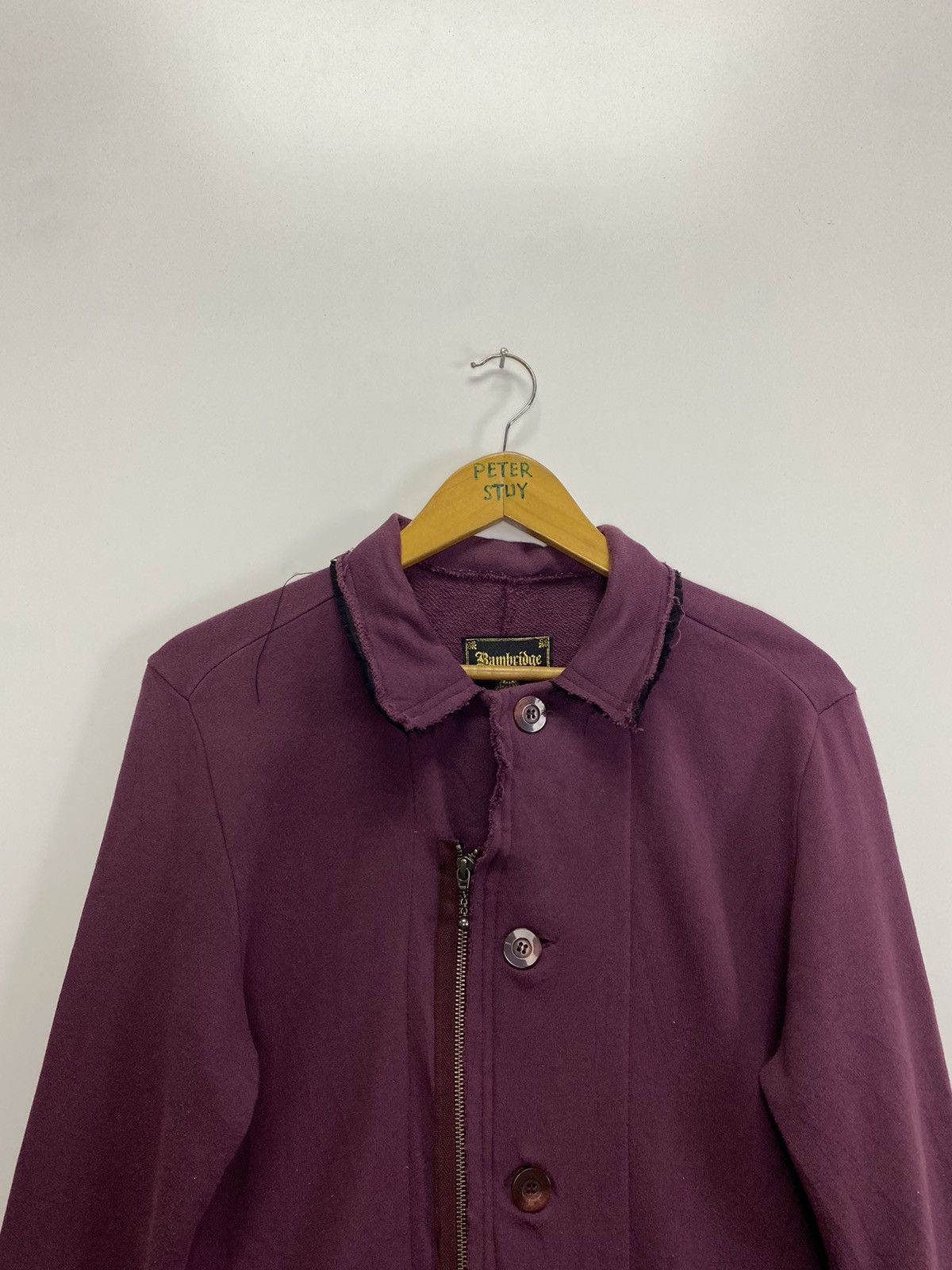Japanese Brand × Vintage Bambridge distress sweat jacket Size M / US 6-8 / IT 42-44 - 6 Thumbnail