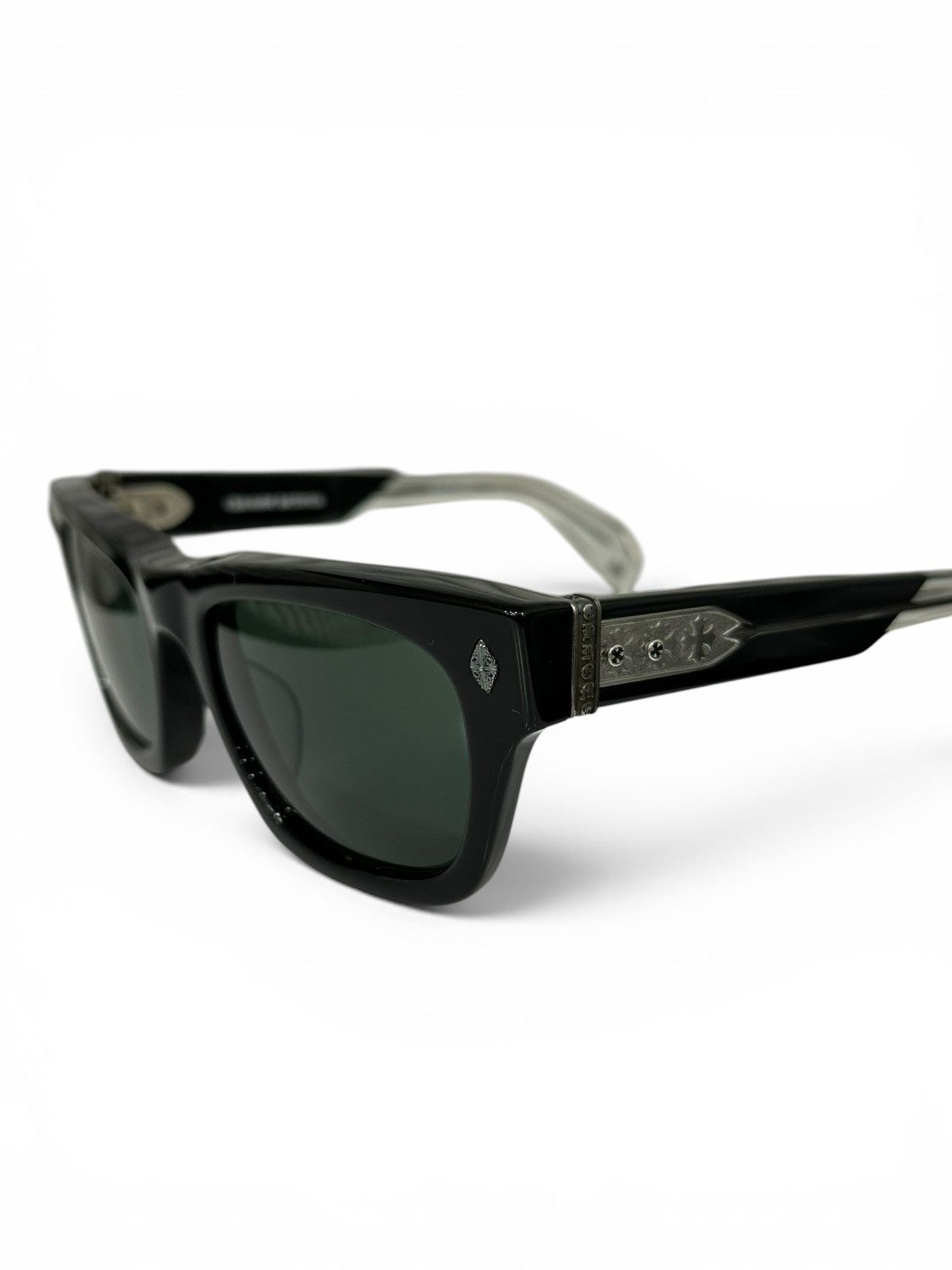 Chrome Hearts Chrome Hearts Dick Fitzener Smoke/Black Sunglasses Size ONE SIZE - 3 Thumbnail
