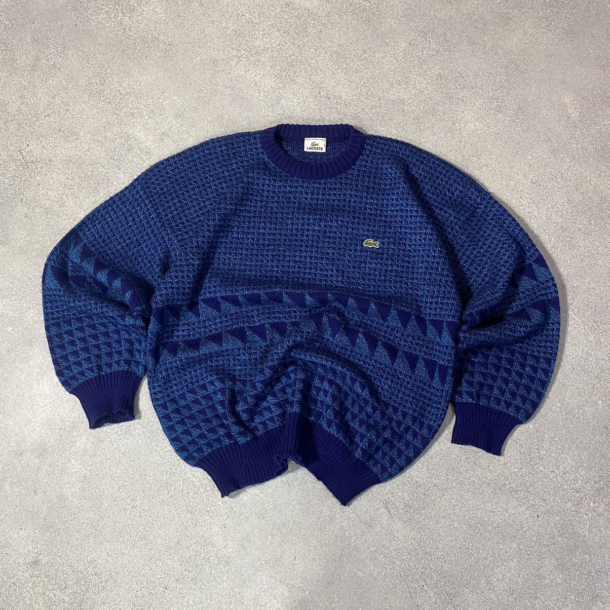 Lacoste Vintage Lacoste Sweater Wool Knit Baggy 90s Size US XXL / EU 58 / 5 - 2 Thumbnail