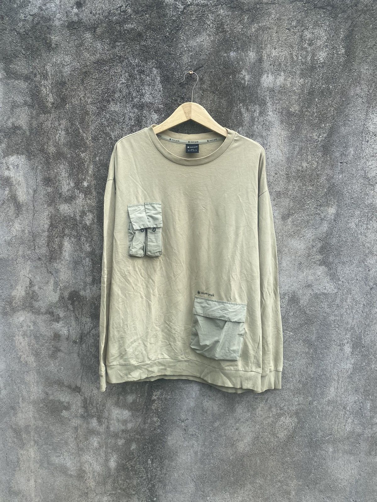 Japanese Brand × Snow Peak Sweater Snowpleak Pocket Size US XL / EU 56 / 4 - 1 Thumbnail