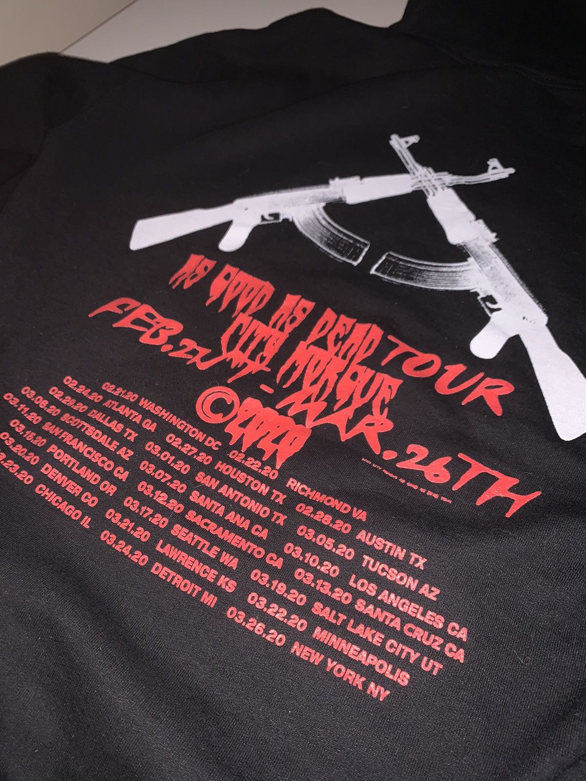 City Morgue × Missing Since Thursday CITY MORGUE 🩸 As Good As Dead SKULL WEB hoodie Size US M / EU 48-50 / 2 - 6 Thumbnail