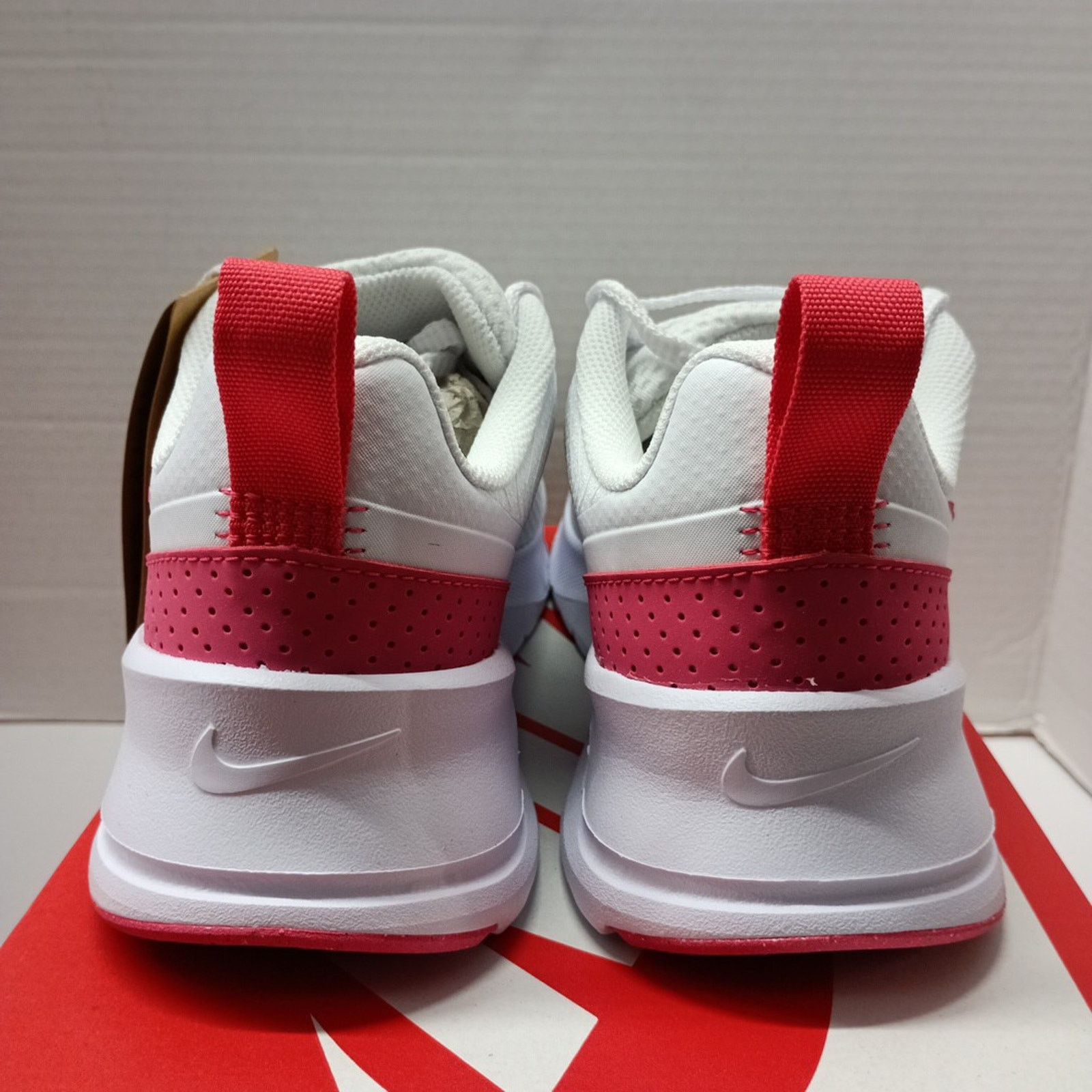 Nike Nike Air Max Nuaxis Women's Size 9 White Easter Pink Running Size US 9 / IT 39 - 4 Thumbnail