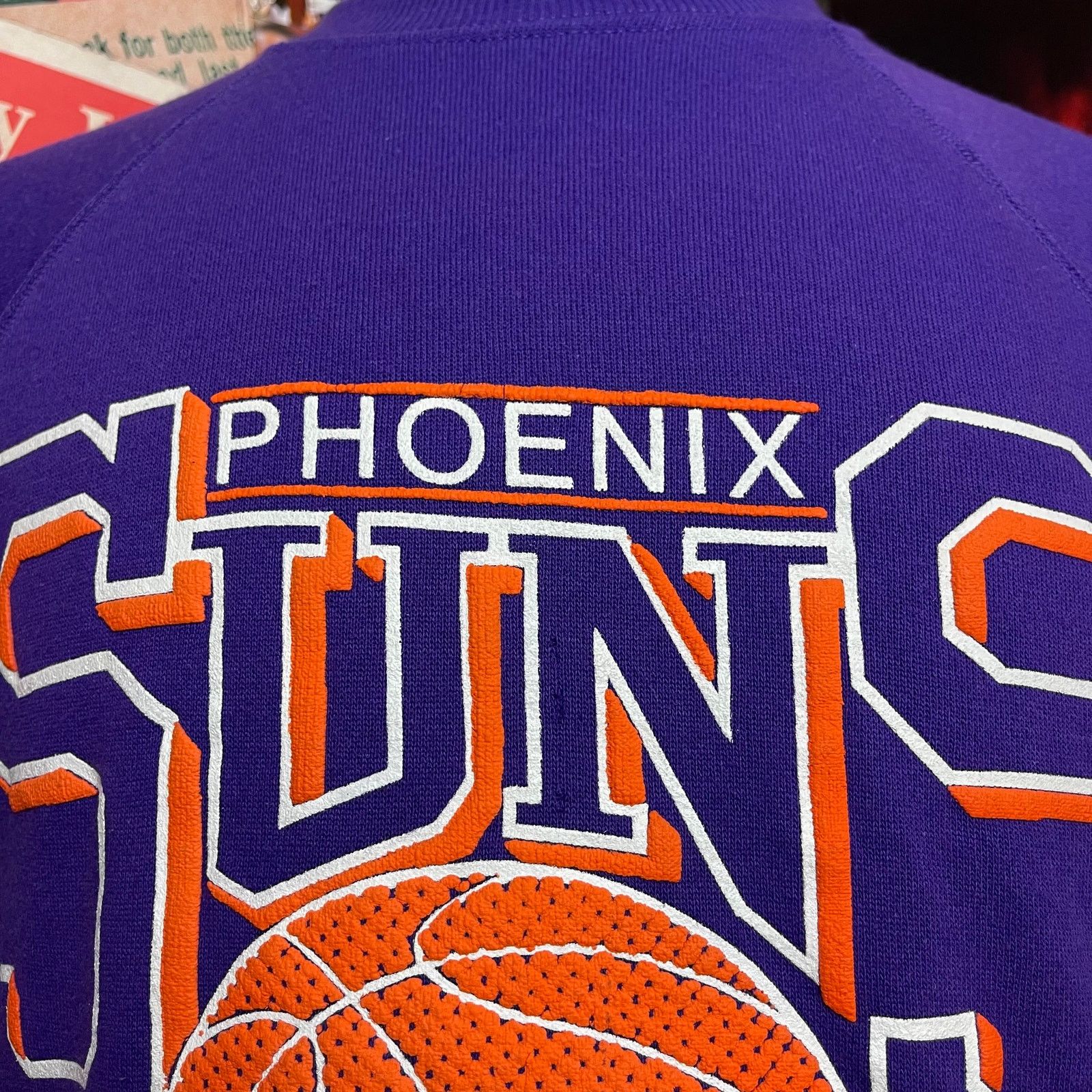 Hanes Vintage Phoenix Suns 80s NBA Crewneck Pullover Sweatshirt Size US M / EU 48-50 / 2 - 2 Thumbnail