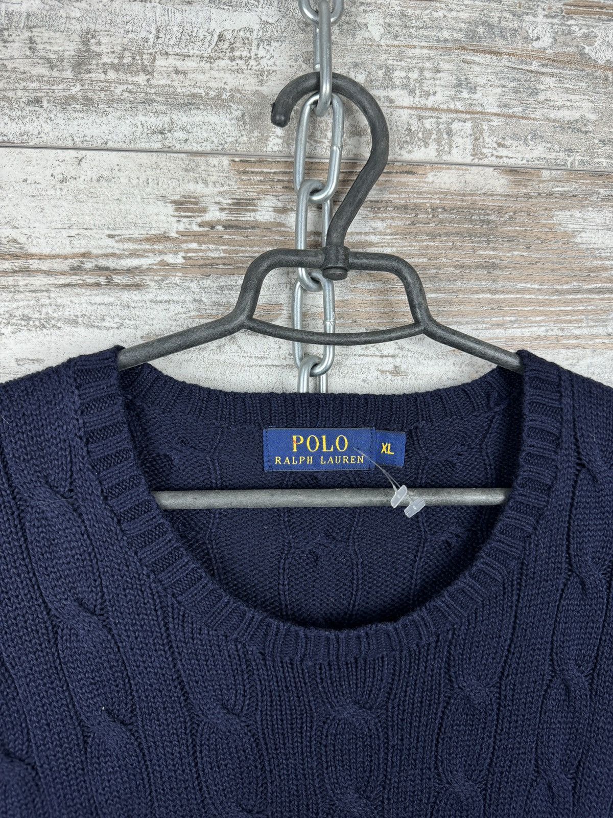 Polo Ralph Lauren × Vintage Mens Vintage Polo Ralph Lauren navy sweater old money luxury Size US XL / EU 56 / 4 - 5 Thumbnail