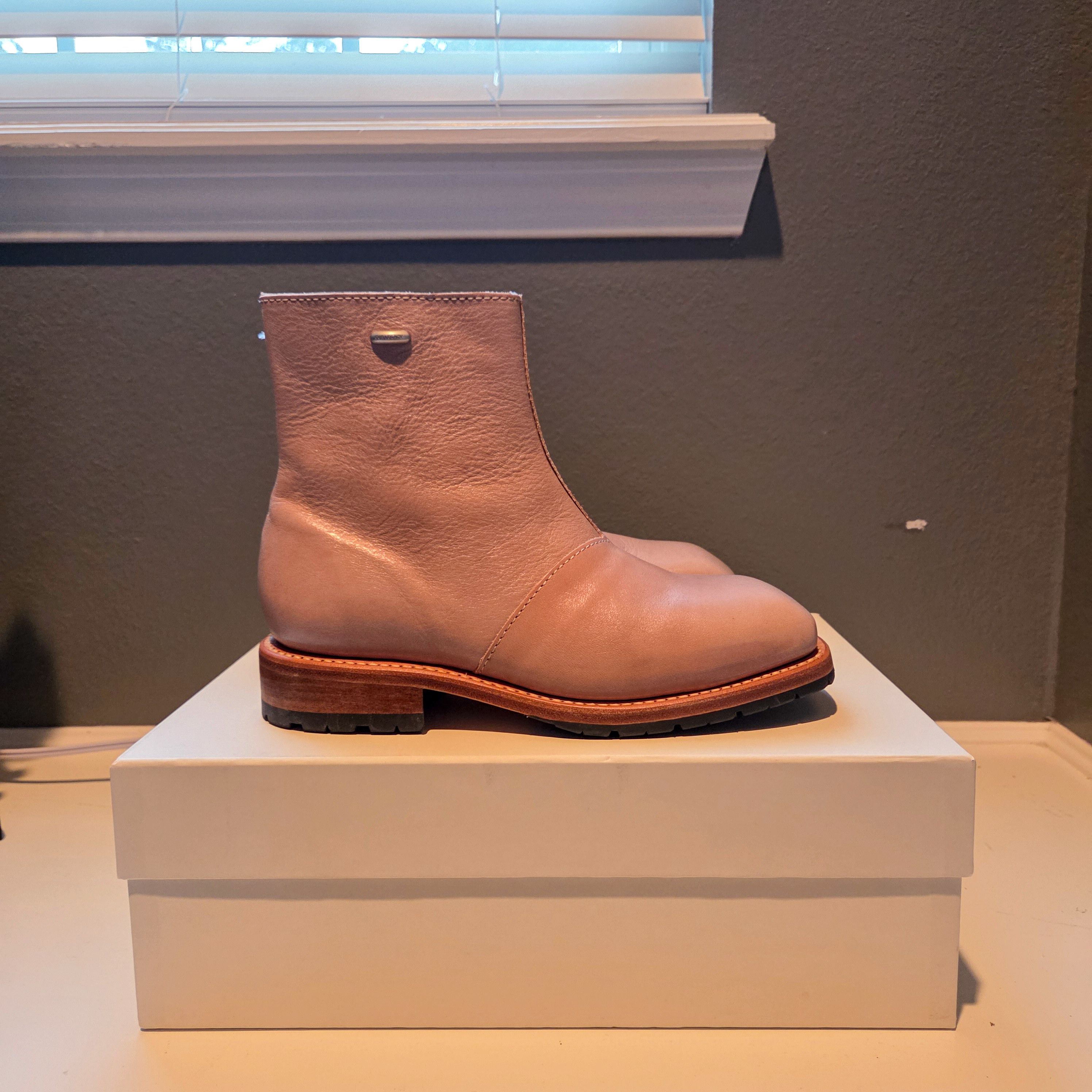 Our Legacy × Stussy Our Legacy x Stussy Survivor Boot Beige Suede