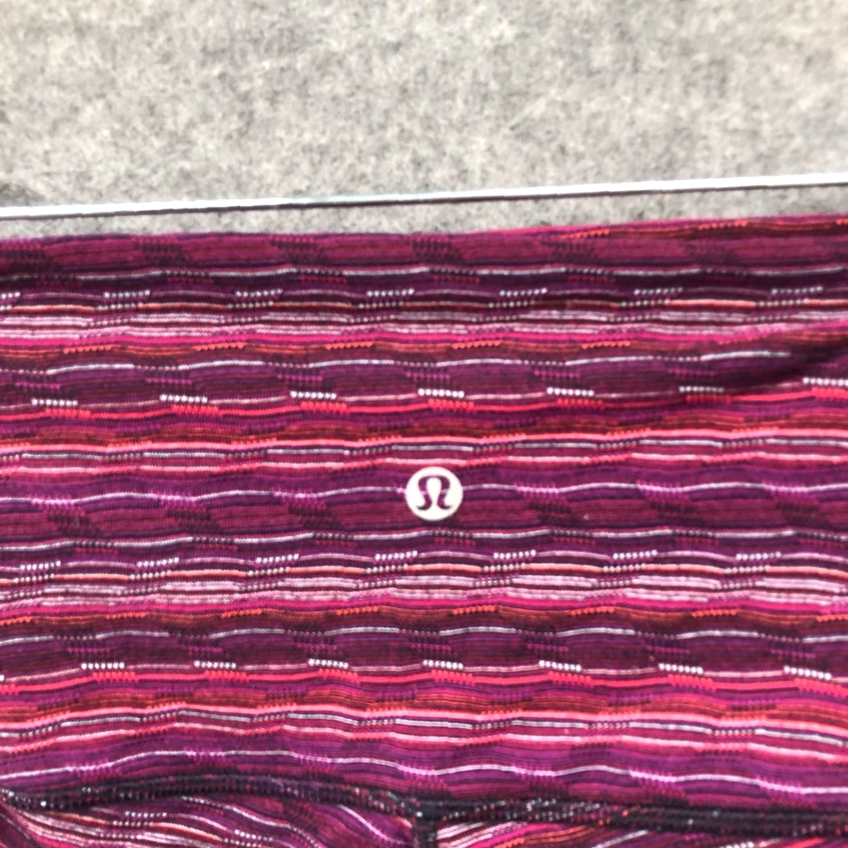 Lululemon Lululemon Wunder Under III Leggings Womens 6 Space Dye Twist Regal Plum Cropped Size 28" / US 6 / IT 42 - 5 Thumbnail