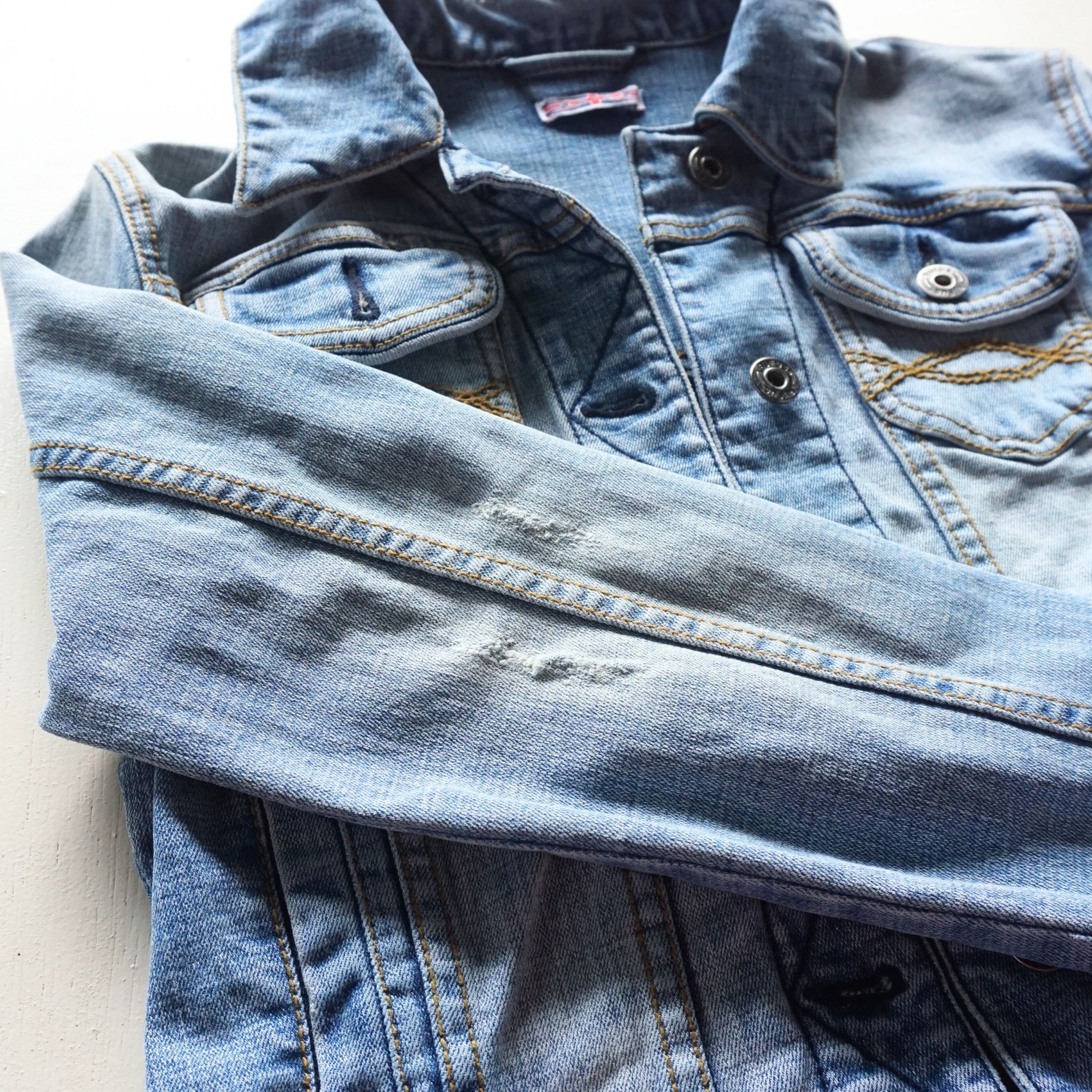Japanese Brand RUFUS Button-Up Distressed Denim Jacket Size S / US 4 / IT 40 - 6 Thumbnail