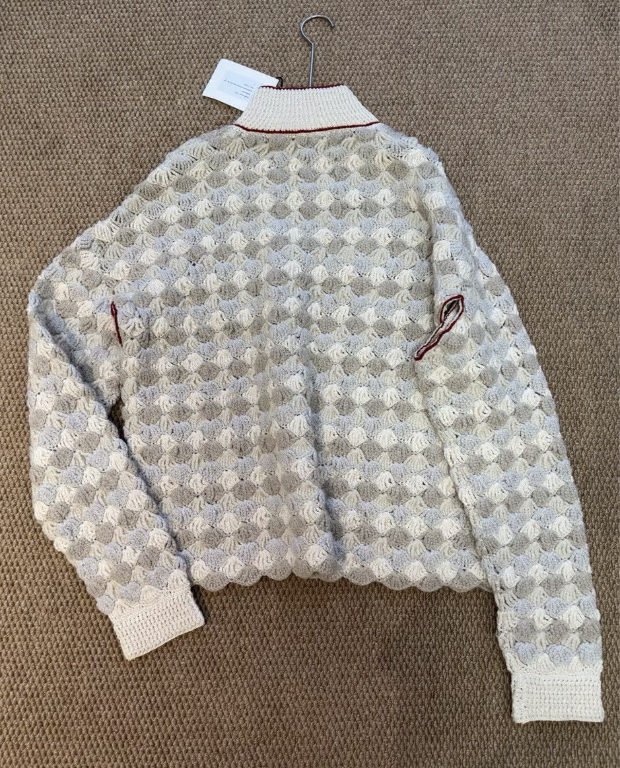 Stefan Cooke Stefan Cooke Scale Pattern Turtleneck Sweater K23 Size US L / EU 52-54 / 3 - 7 Thumbnail