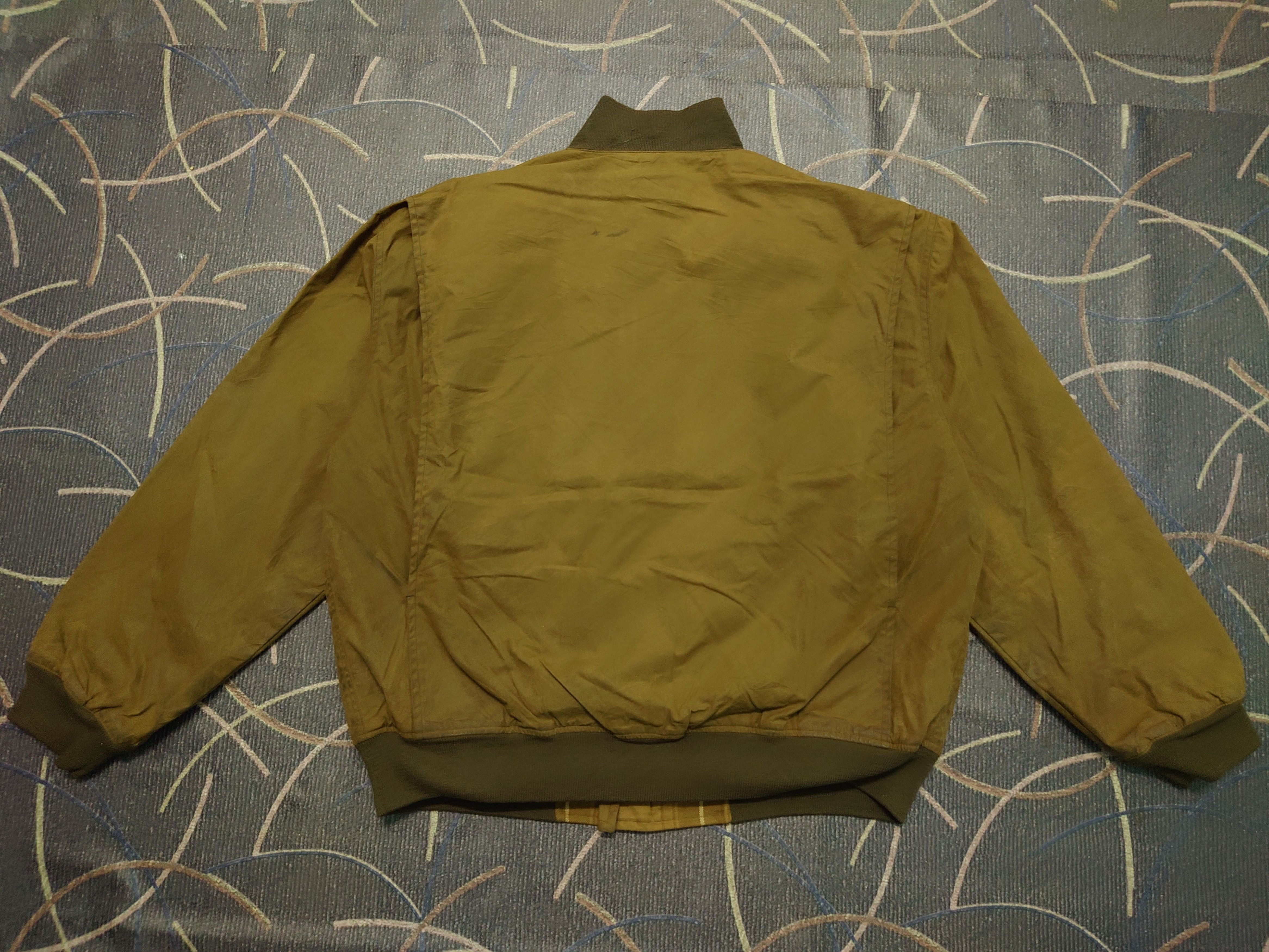 Polo Ralph Lauren Vintage 90s Polo RL Oiled Cotton Bomber Brown Plaid Lined Size US L / EU 52-54 / 3 - 4 Thumbnail