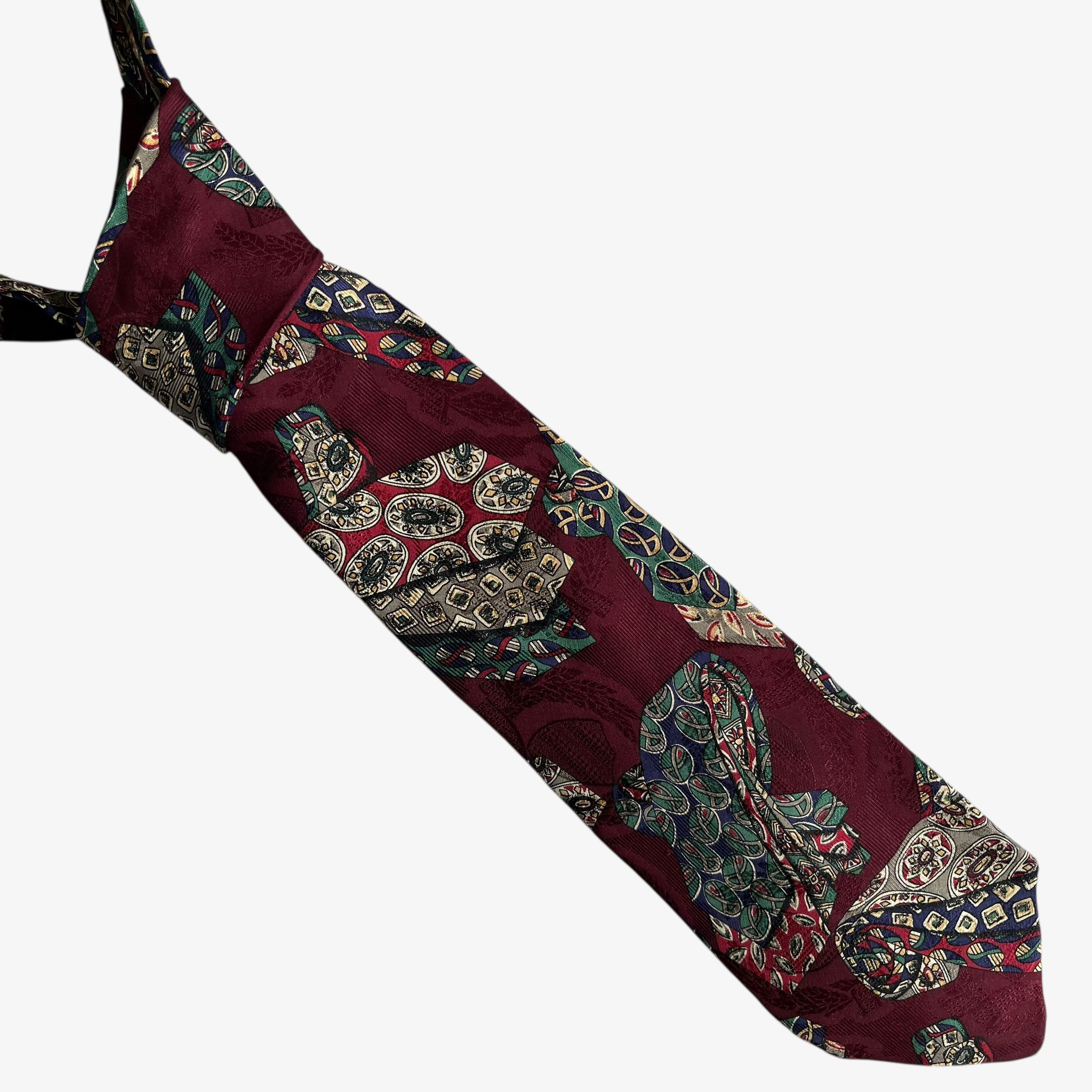 Robert Talbott Vintage Robert Talbott Nordstrom Geometric Print Silk Tie Size ONE SIZE - 1 Thumbnail