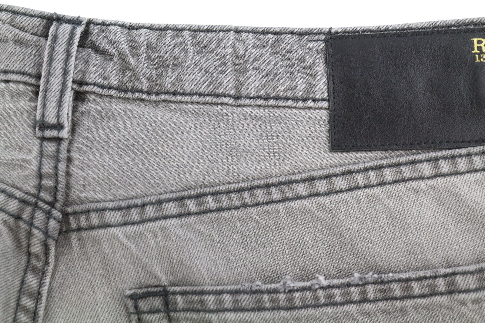 R13 JOAN CROPPED FLARE 28 Ashen Black Jeans 90041 Size 28" / US 6 / IT 42 - 11 Thumbnail
