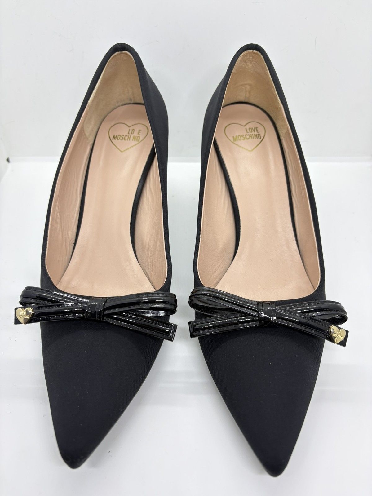 Love Moschino Love Moschino stilettos black bow elegant leather size 40 Size US 10 / IT 40 - 2 Thumbnail