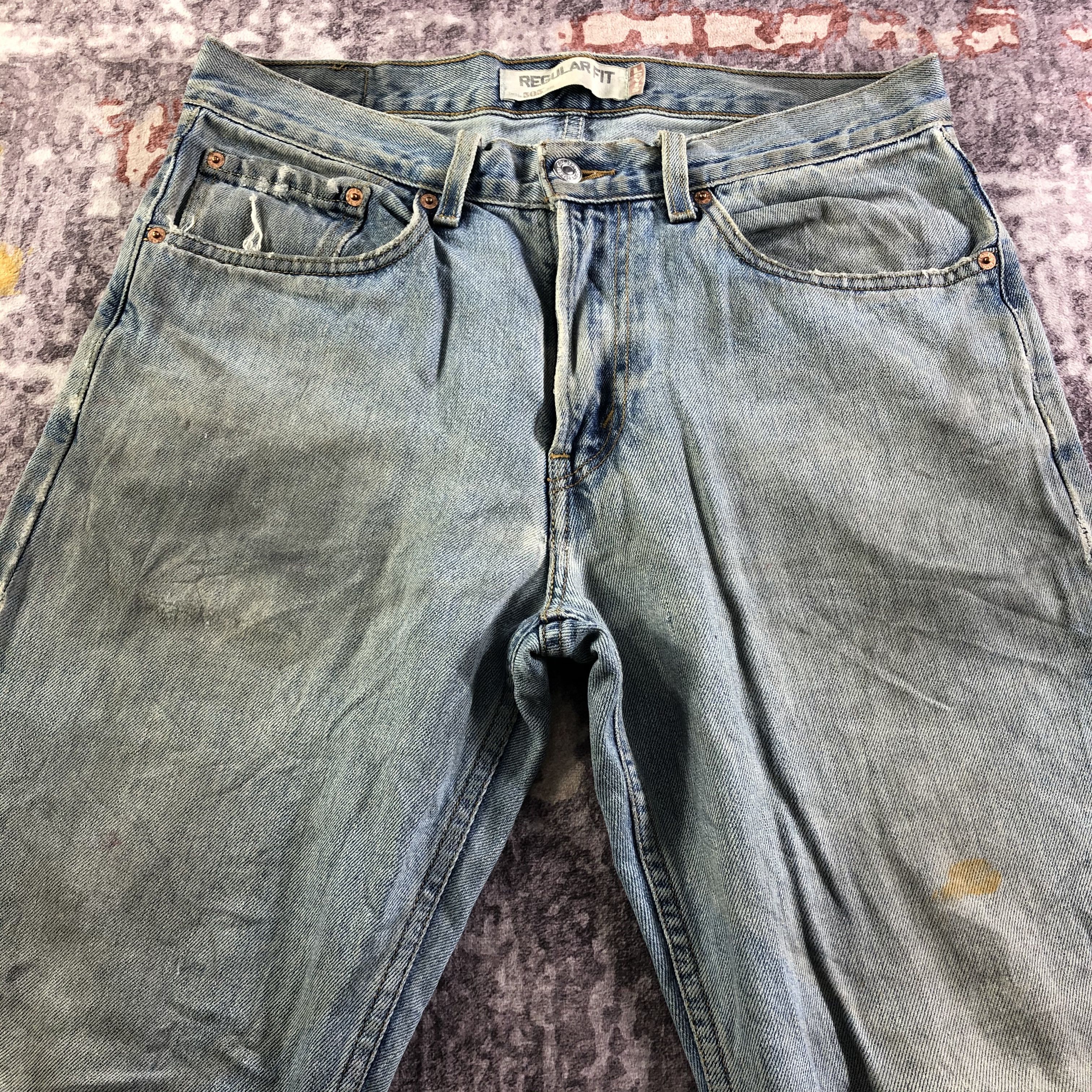 Levi's × Vintage Vintage Levis 505 Jeans-JM3461 Size US 34 / EU 50 - 3 Thumbnail