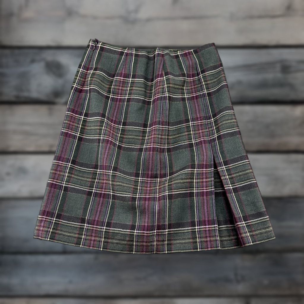 Brooks Brothers Brooks Brothers Skirt Womens 4 Midi Wool Plaid Multicolor 80s 90s Business Casual Pencil Womens Size 27" / US 4 / IT 40 - 1 Thumbnail