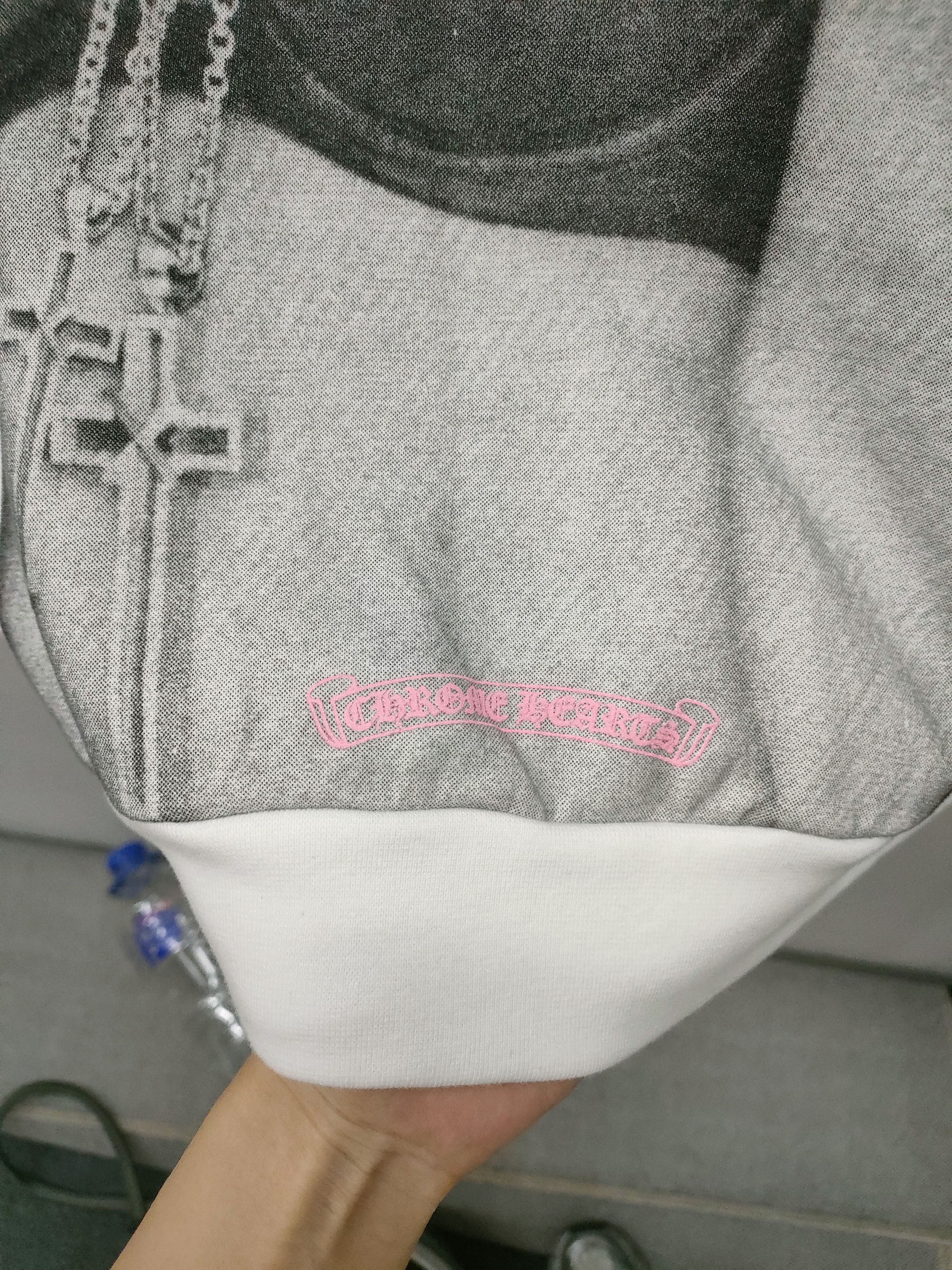 Chrome Hearts Chrome Hearts LLS “Love You” Portrait Pink Letter Hoodie Size L / US 10 / IT 46 - 8 Thumbnail