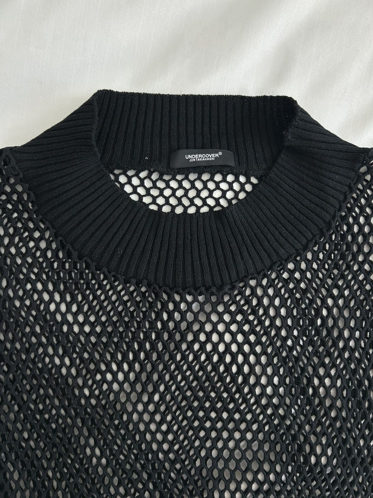 Undercover Undercover Sweater UC1D4901 Net Knit Long Sleeve Japan Size US XL / EU 56 / 4 - 4 Thumbnail