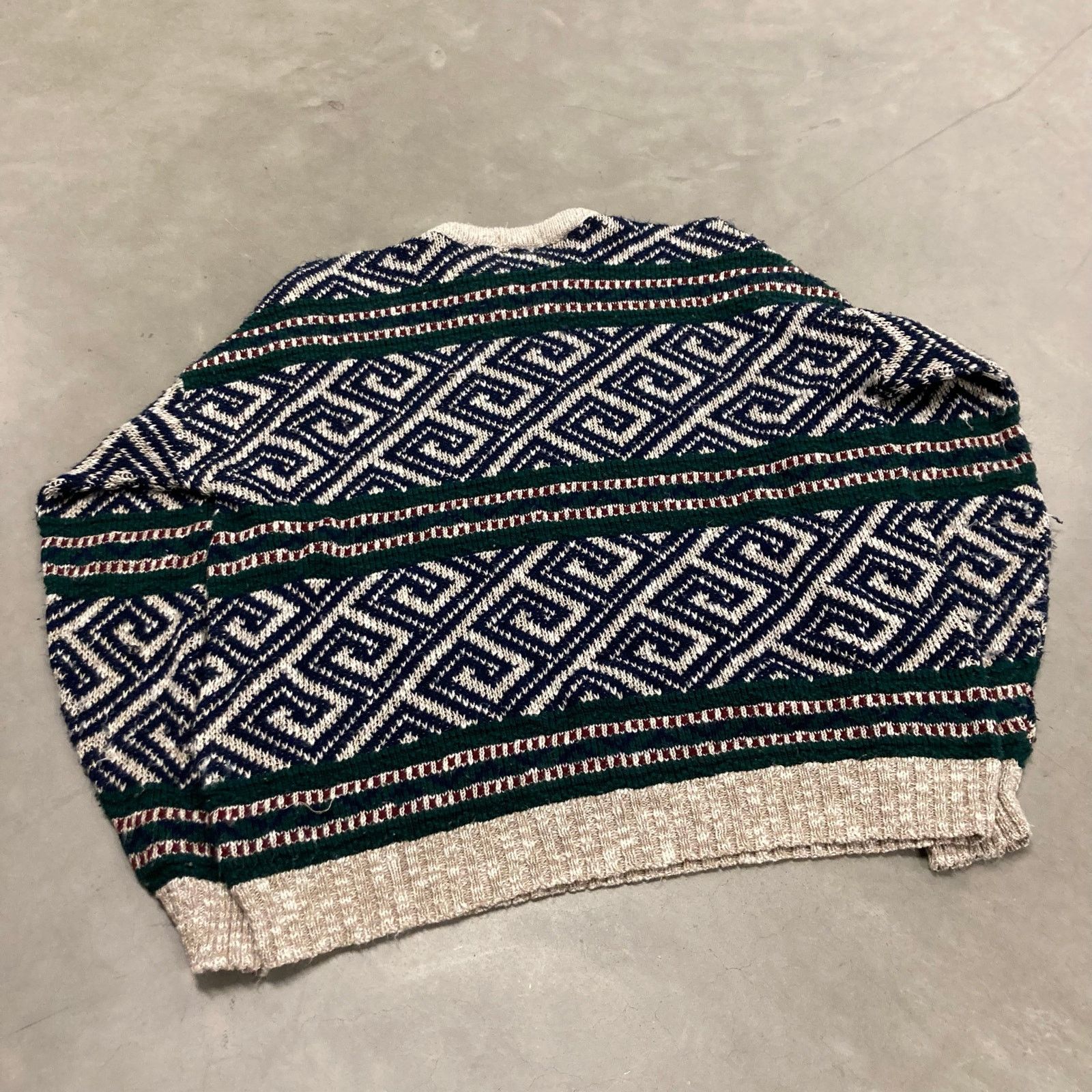 Vintage vintage patterned sears sweater Size US L / EU 52-54 / 3 - 2 Thumbnail