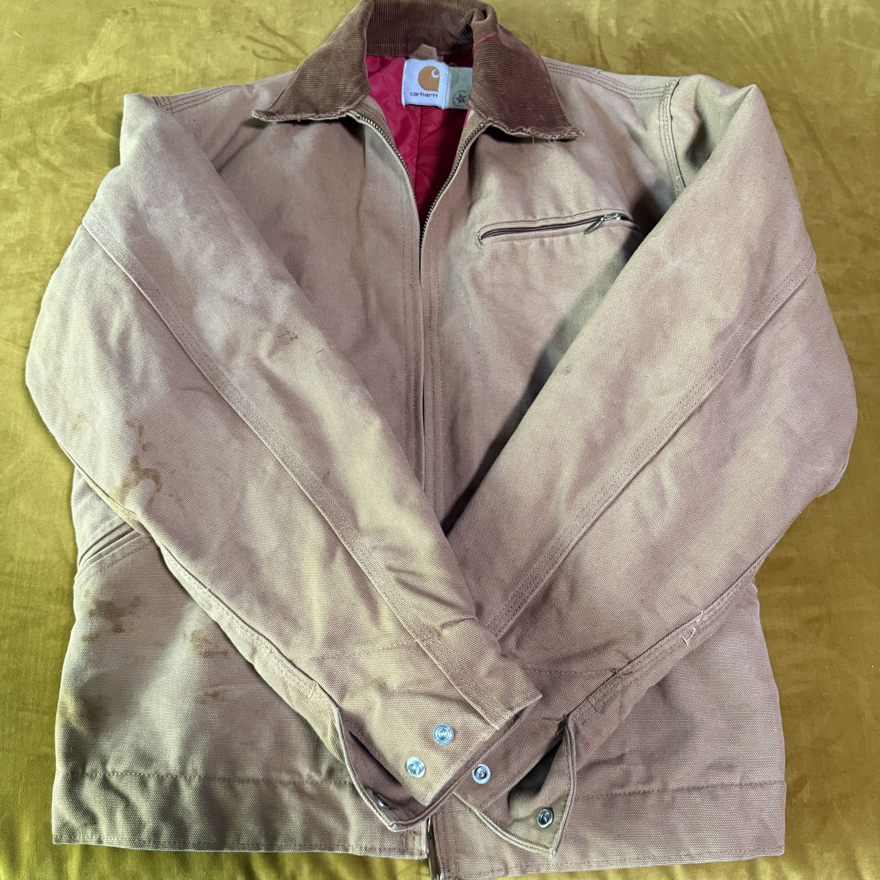 Carhartt Vintage 1990 Carhartt 6QLJ Detroit Jacket - 36 Made in US Size US S / EU 44-46 / 1 - 10 Thumbnail