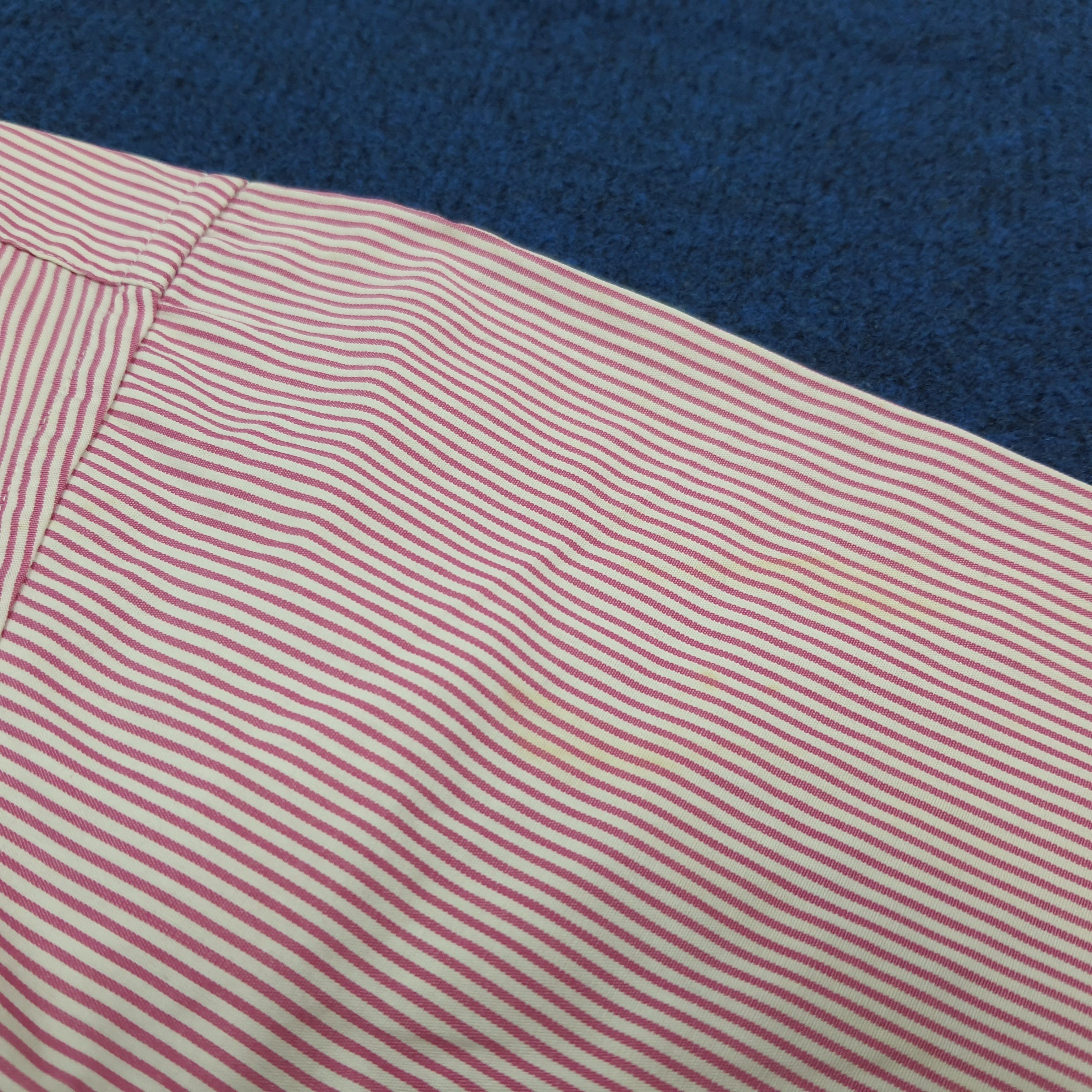 Issey Miyake Rare Issey Miyake Striped Shirt Fire Stitched C294N73 Size US M / EU 48-50 / 2 - 11 Thumbnail