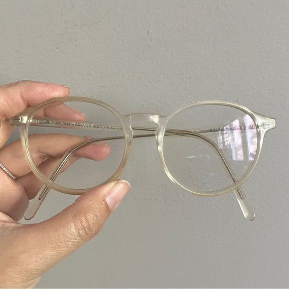 Other Jean Lafont Clear Genie Round Glasses Frames - 49mm 🇫🇷 Size ONE SIZE - 3 Thumbnail