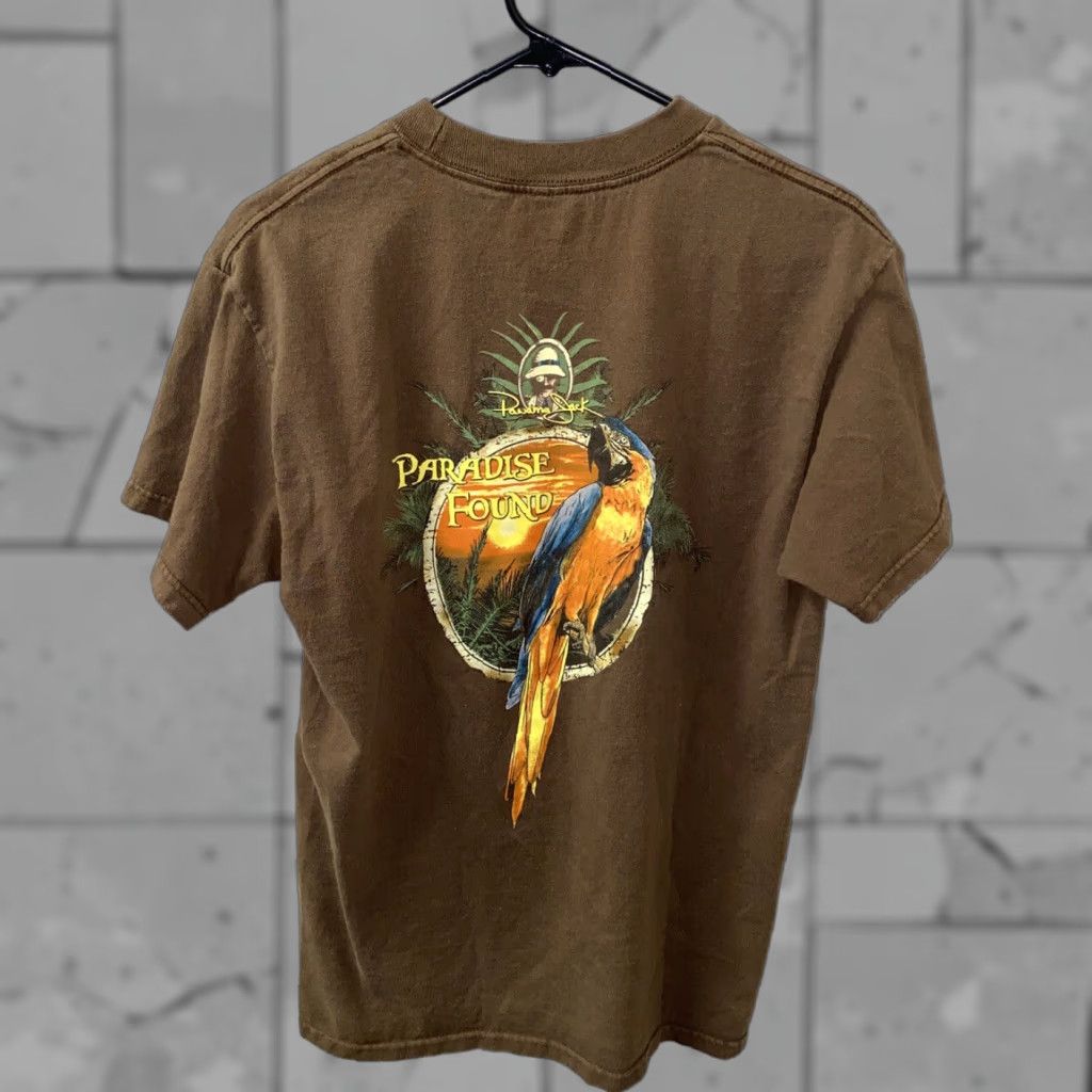 Panama Jack Panama Jack Mens T-Shirt Short Sleeve Brown Cotton Regular Fit M Paradise Found 20In Armpit Size US M / EU 48-50 / 2 - 1 Thumbnail