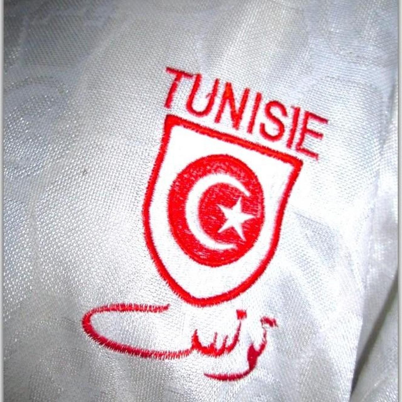 Adidas Tunisia Tunis 1992 1993 1994 Home Shirt Jersey maillot Size US L / EU 52-54 / 3 - 4 Thumbnail