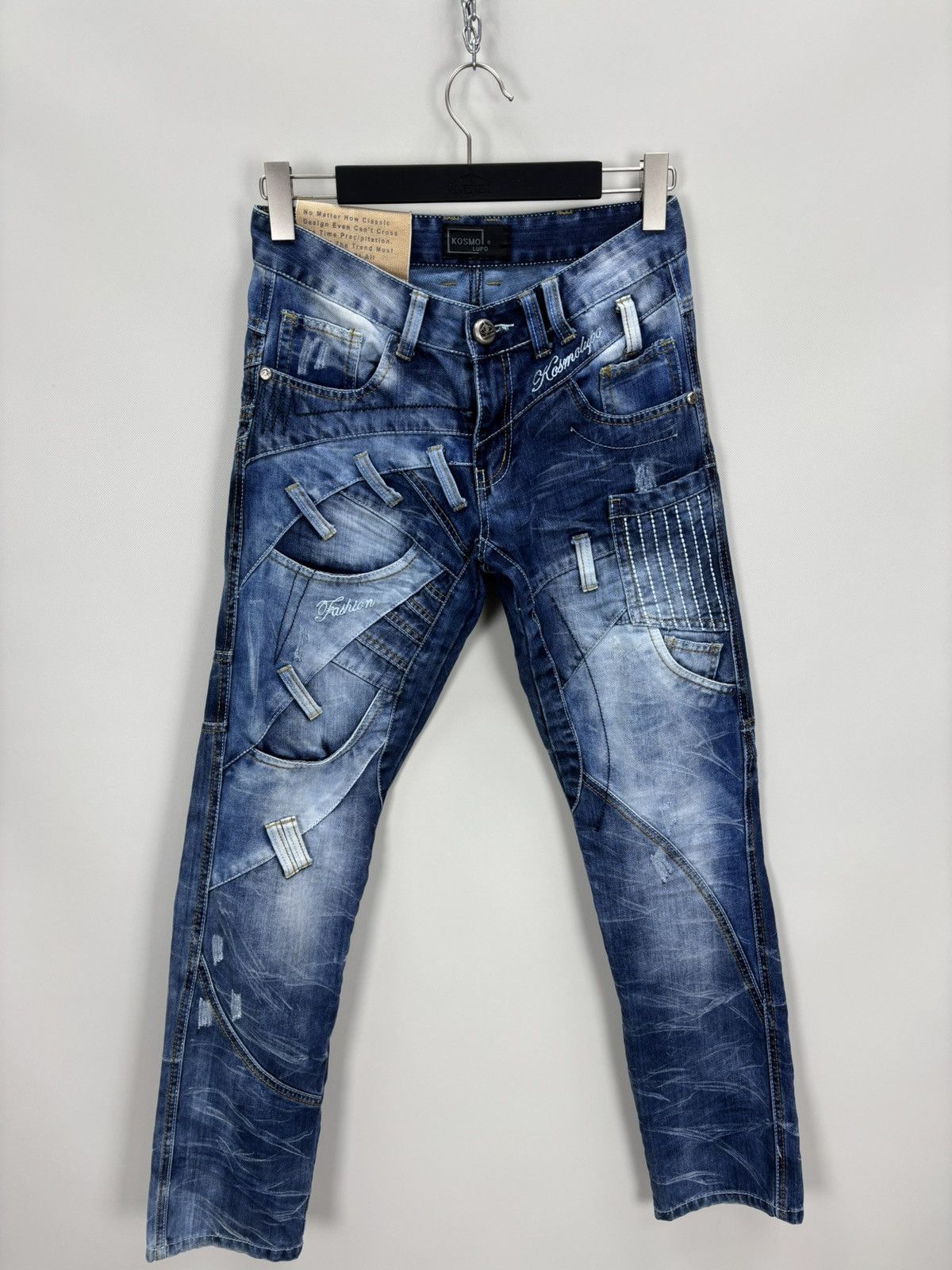 Other Mens jeans Y2k Kosmo Lupo Size 29 Color Blue Size US 29 - 2 Thumbnail