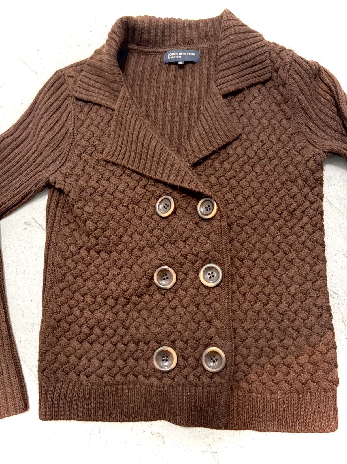 Jones New York Warm And Formal Ladies’ Cardigan In Rich Cinnamon Size S / US 4 / IT 40 - 8 Thumbnail