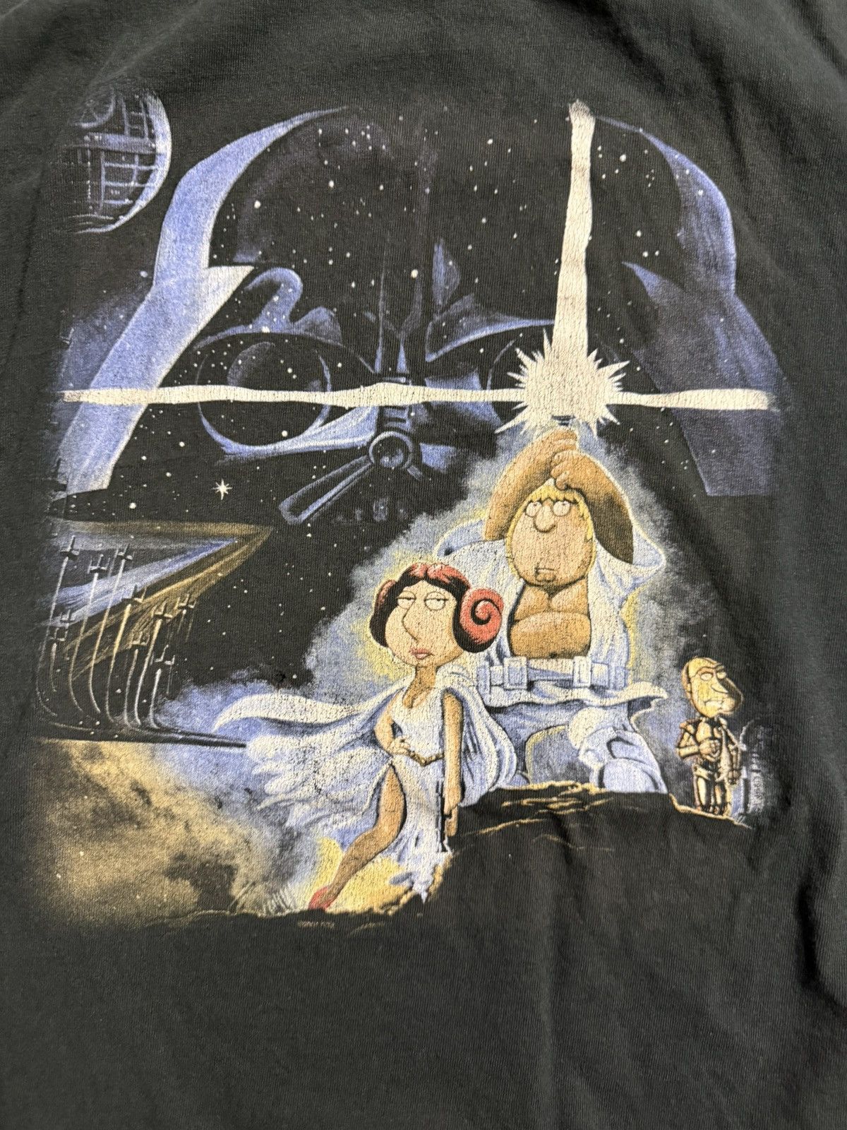 Vintage Vintage Y2K Family Guy Star Wars Tee Size US XL / EU 56 / 4 - 2 Thumbnail