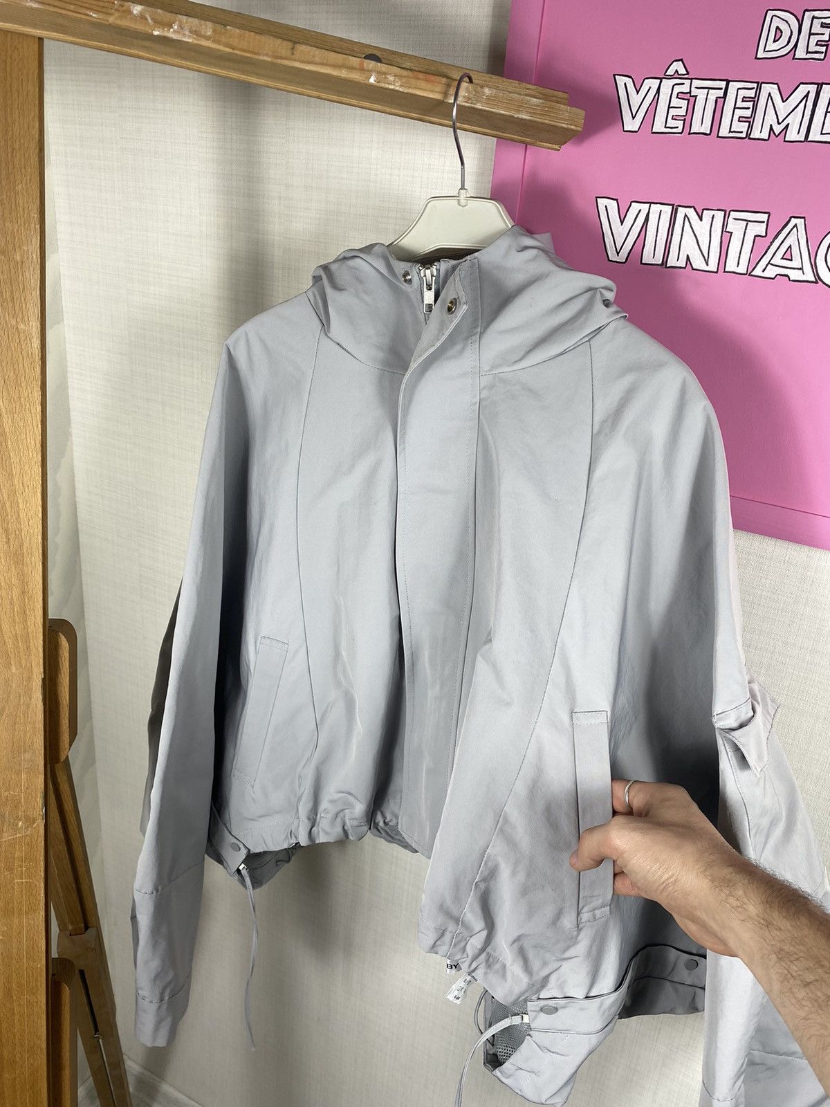 Japanese Brand JNBY Butterfly Cropped Jacket Size M / US 6-8 / IT 42-44 - 10 Thumbnail
