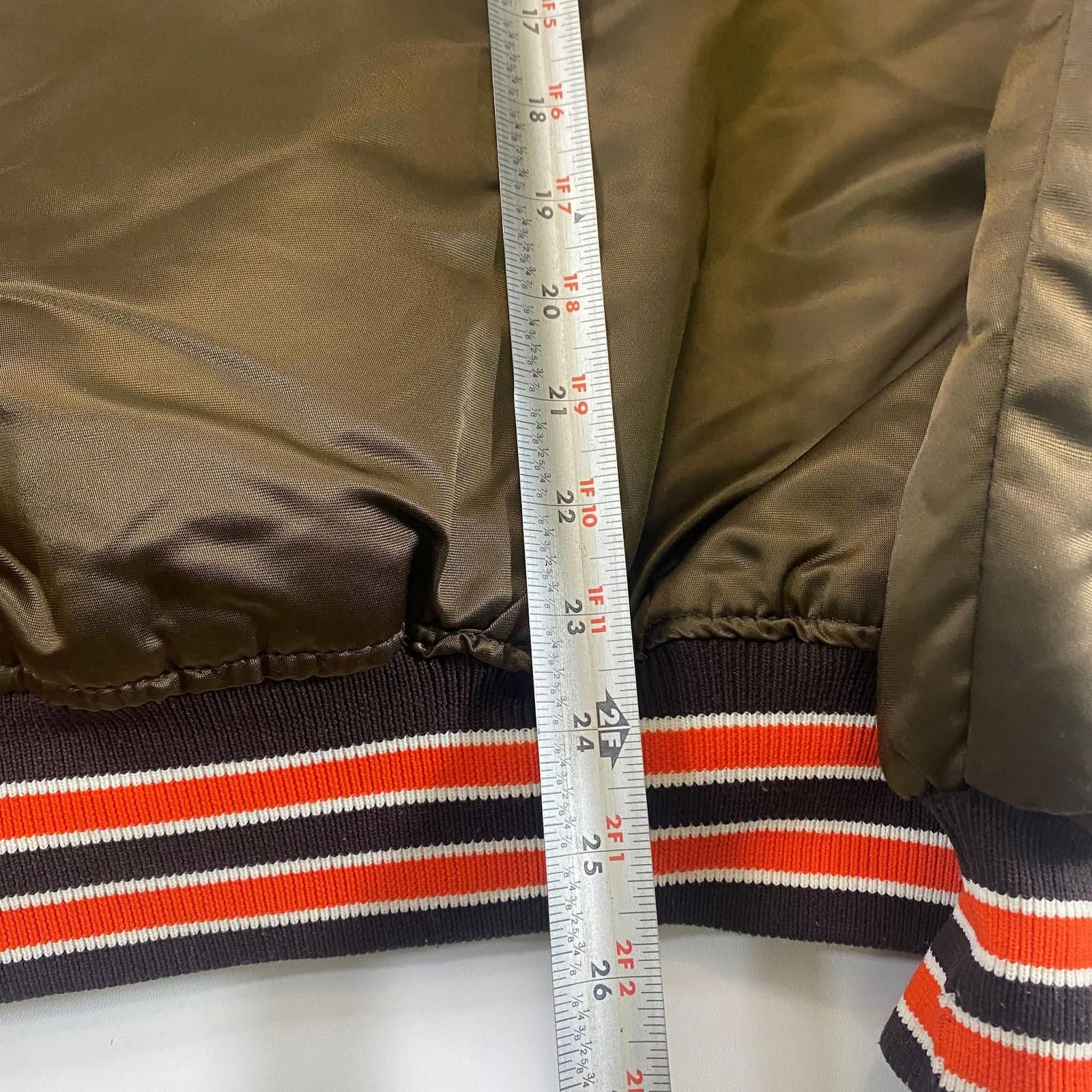 Chalk Line Vintage Cleveland Browns Chalk Line Satin Bomber Jacket Size US L / EU 52-54 / 3 - 7 Thumbnail