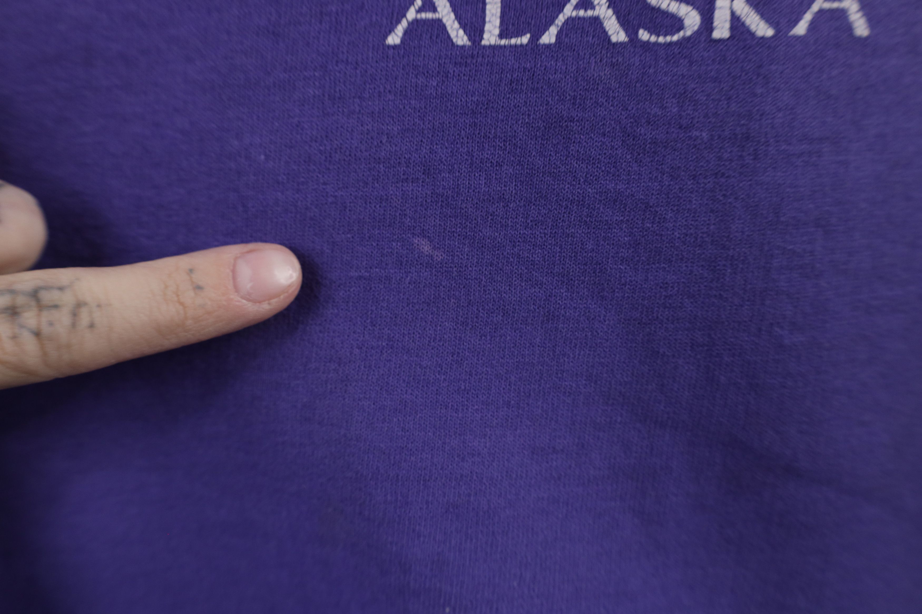 Vintage Vintage 90s Streetwear Alaska Polar Bear Sweatshirt Size L / US 10 / IT 46 - 7 Thumbnail