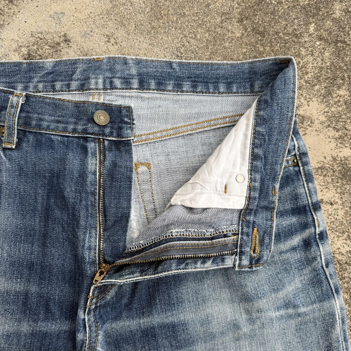 Japanese Brand VINTAGE JAPANESE FADED RIPPEP JEAN DENIM PANTS Size US 34 / EU 50 - 6 Thumbnail