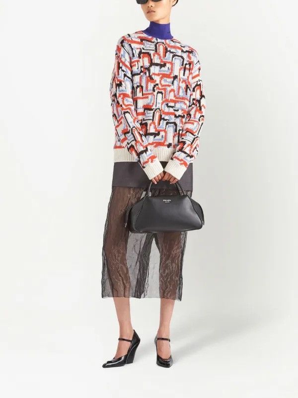 Prada Prada Multicolor Wool Cashmere Knit Sweater Size XS / US 0-2 / IT 36-38 - 3 Thumbnail